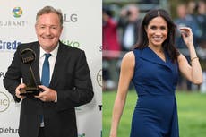 Piers Morgan ‘thanks’ Meghan Markle after winning Interview of the Year award: ‘I wouldn’t be standing here’