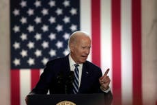 Biden touts his economic record in fiery speech: ‘Guess what – Bidenomics is working’