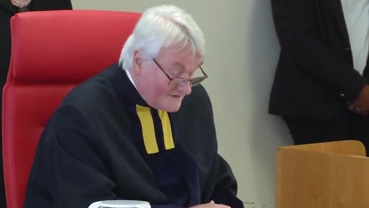 Lord Chief Justice Lord Burnett delivered the ruling this morning