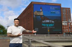 Former Apprentice star creates ‘world’s largest AI-generated billboard’