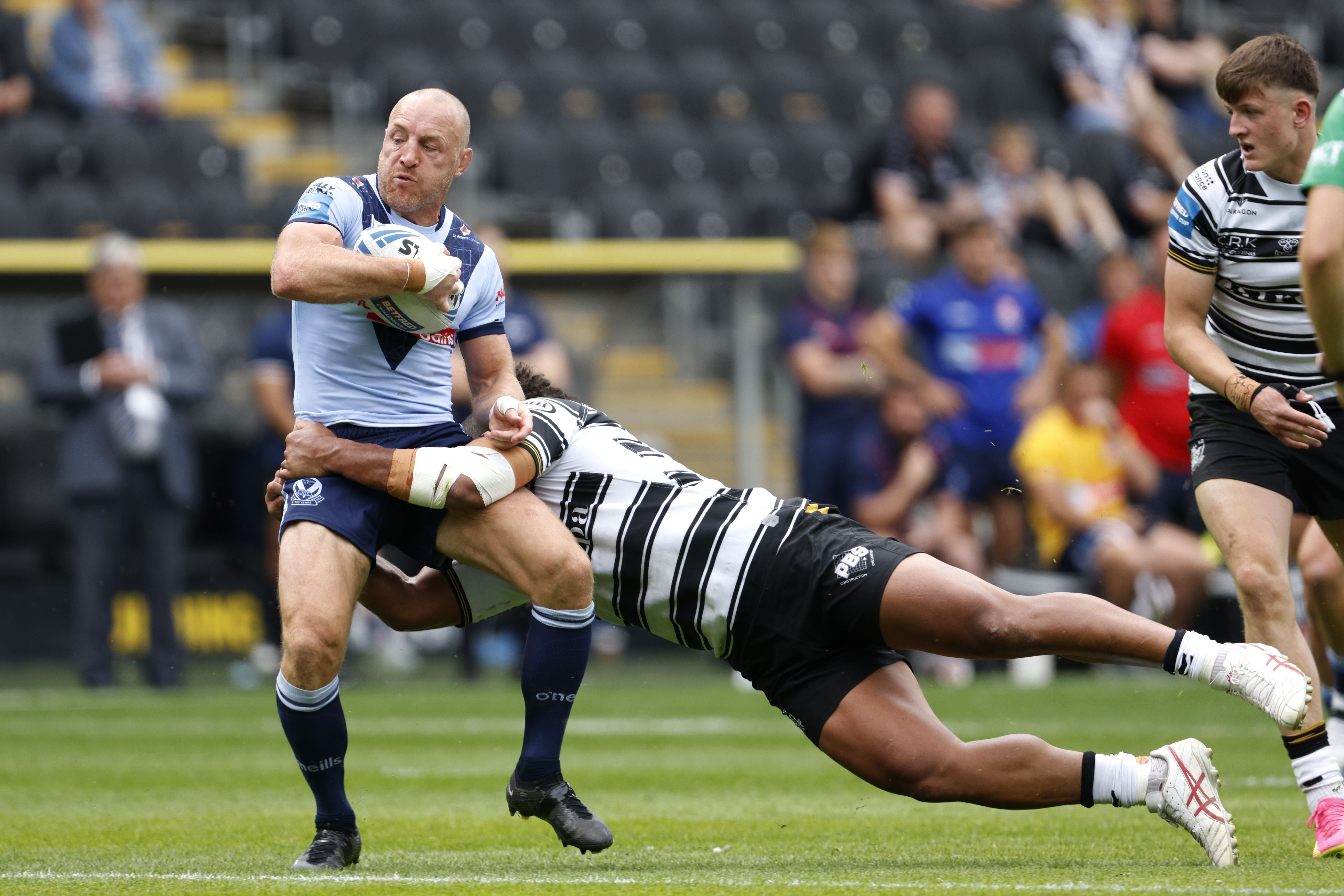 Even James Roby could not prevent St Helens’ heavy defeat at Hull FC (Richard Sellers/PA)