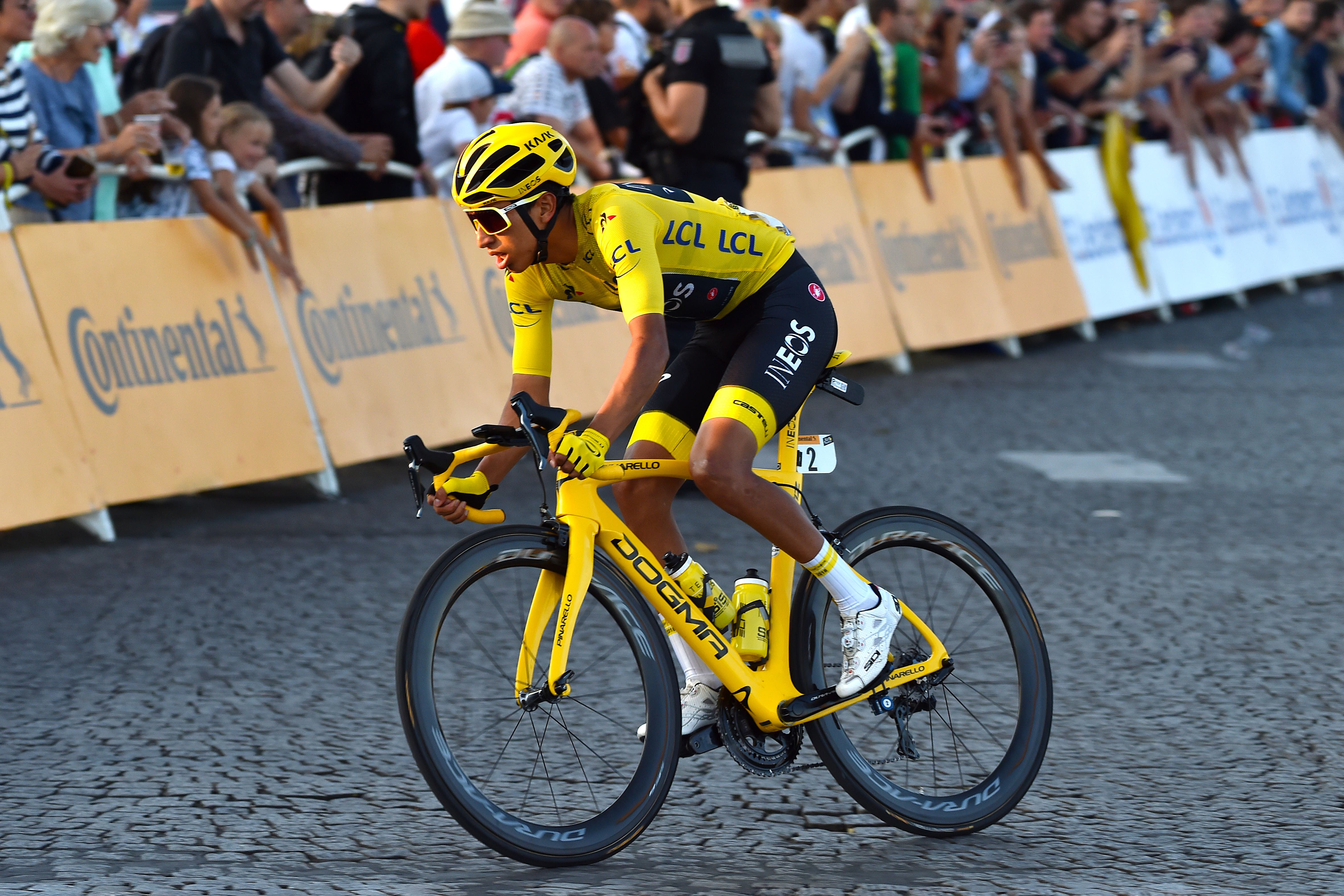 Egan Bernal is back after serious injury for Ineos (Peter Goding/PA)