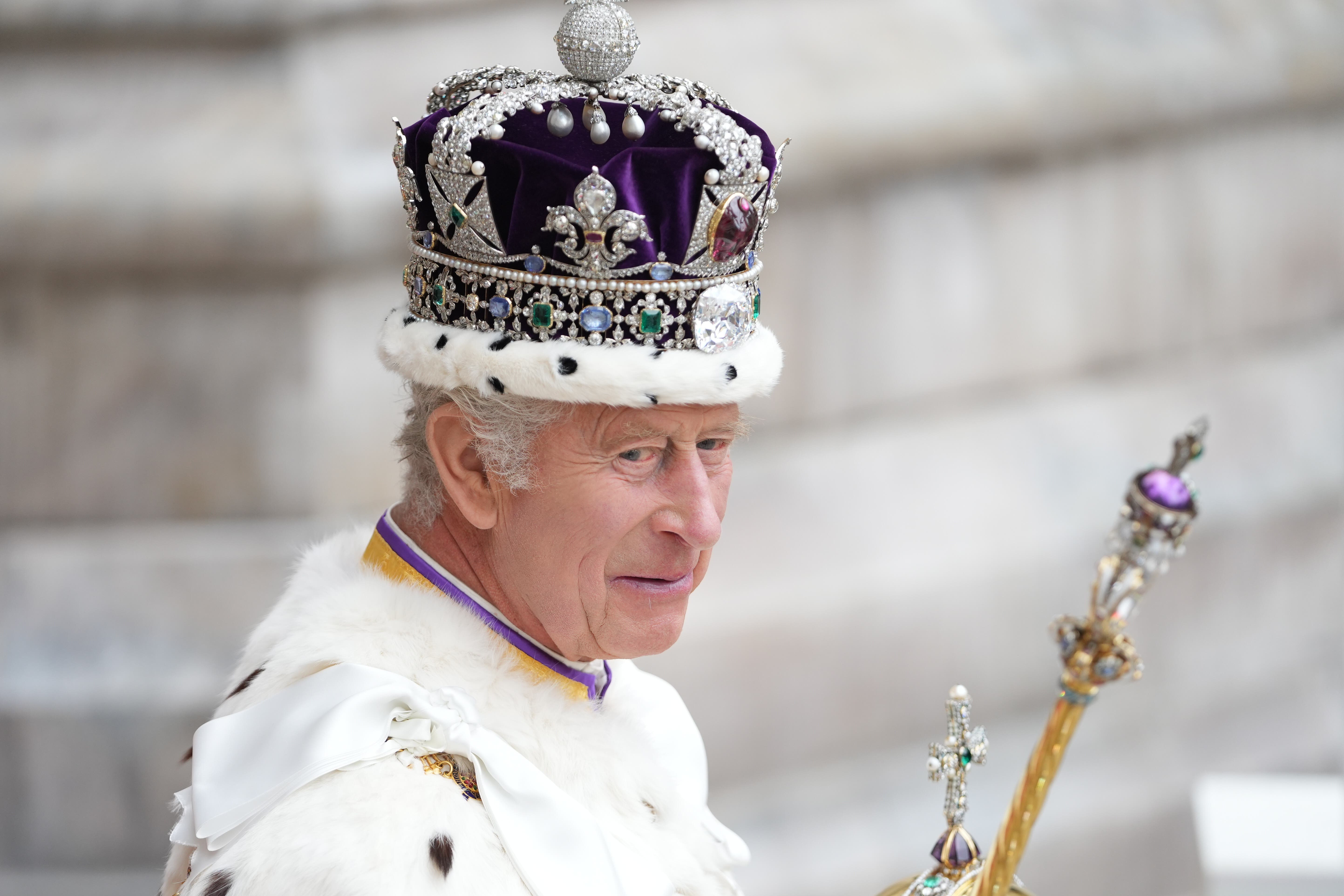 The ceremony in Edinburgh marks the coronation of the King and Queen (Dan Charity/The Sun/PA)