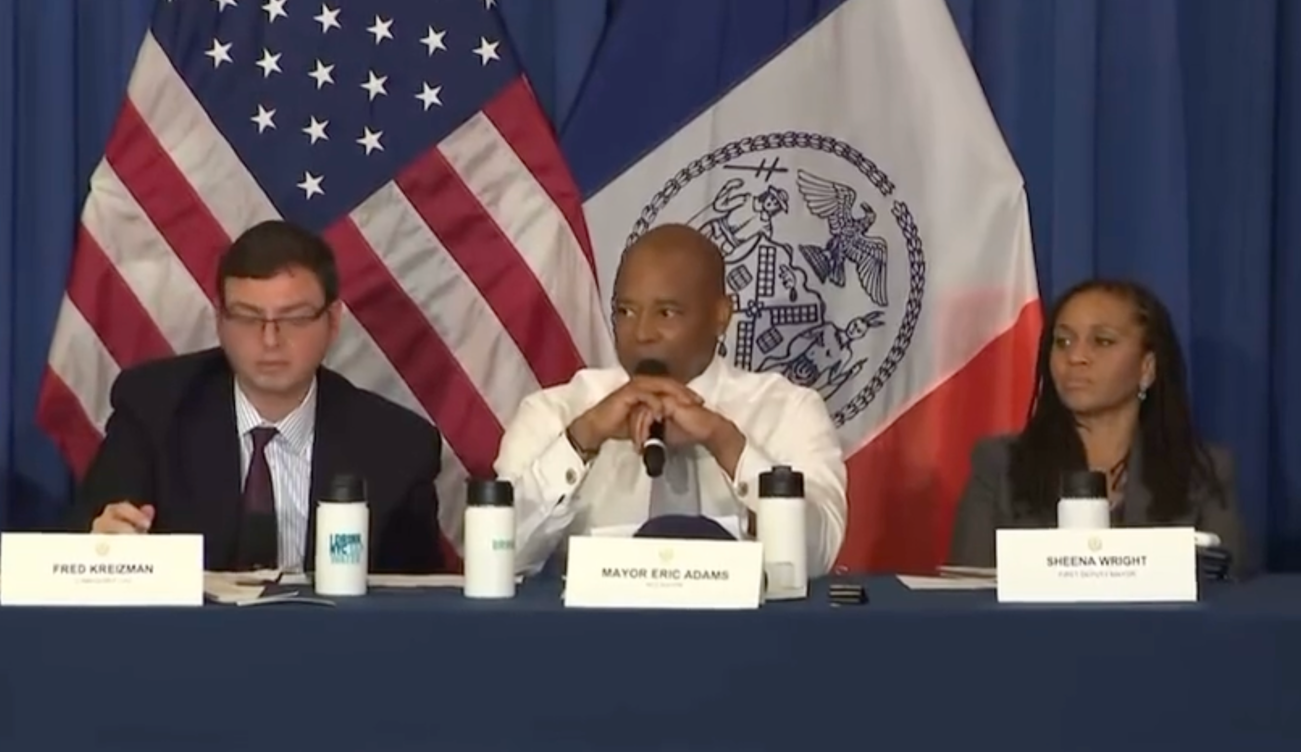 NYC Mayor Eric Adams confronts woman at town hall with racially-charged remark