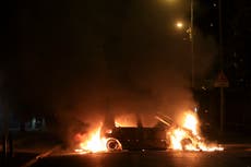 France riots - latest: Paris burns for third night as cars torched and streets barricaded over teen shooting