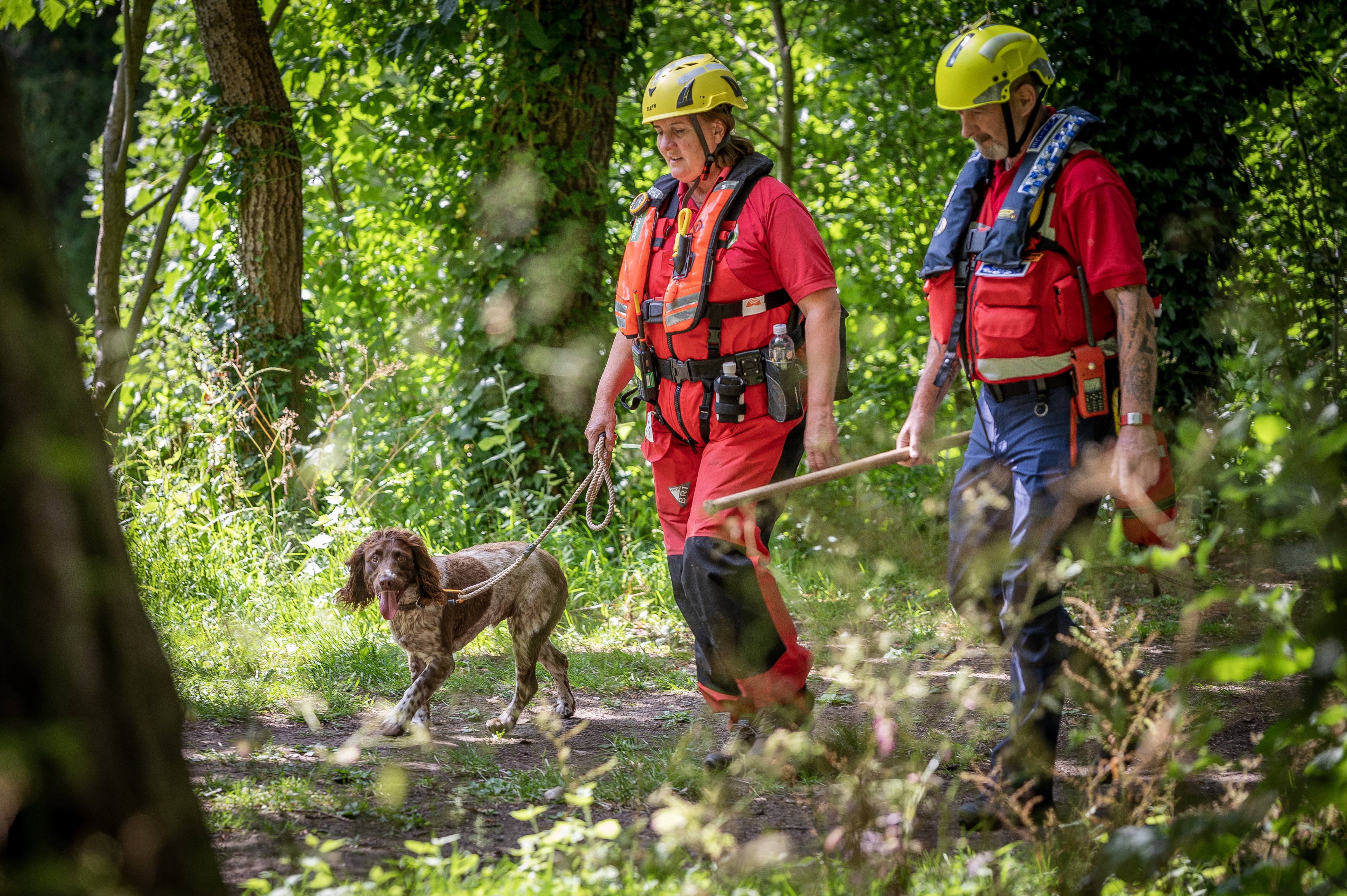 Emergency services scour the area around Monkton Park, Chippenham