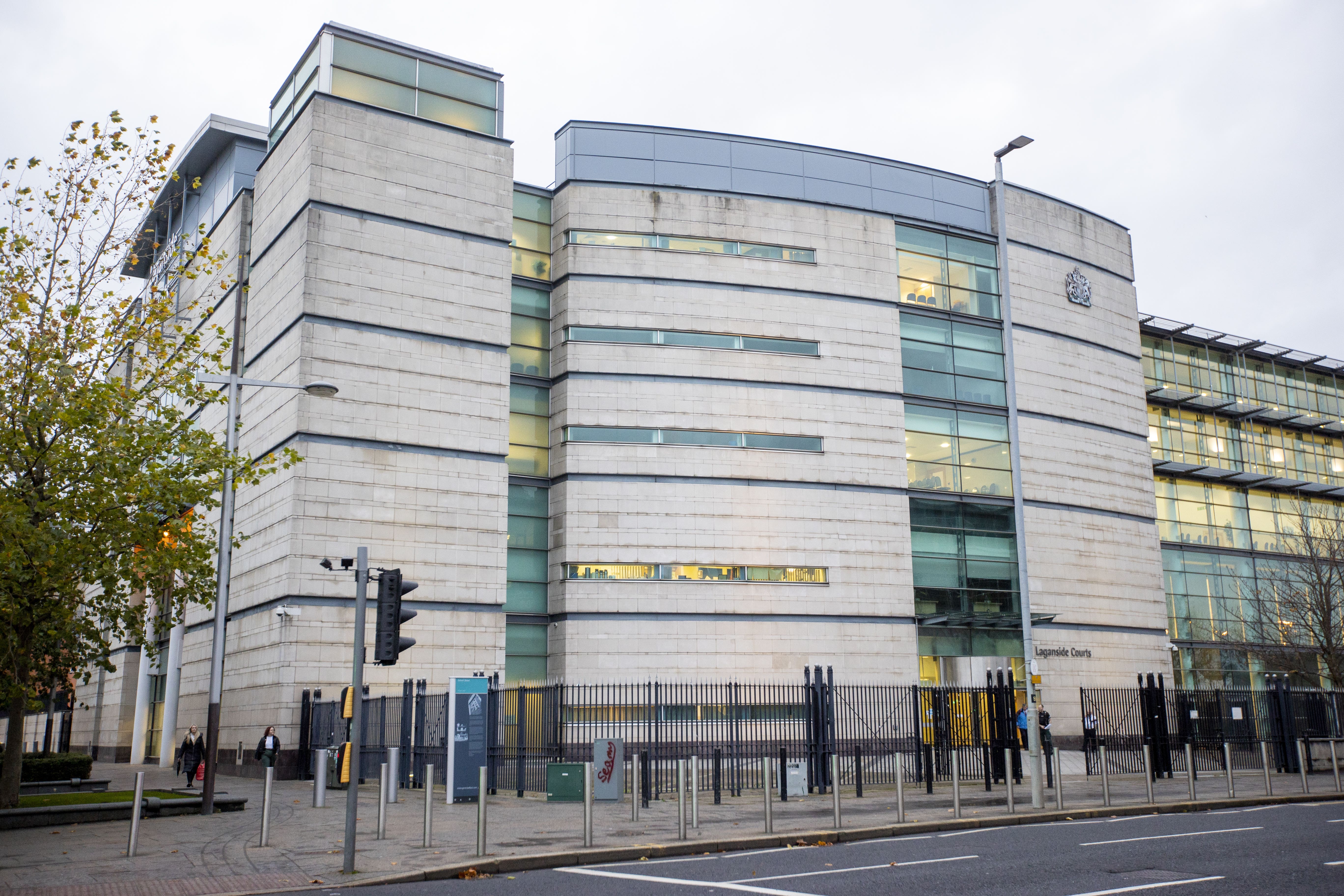 The sentencing hearing took place at Belfast Crown Court (Liam McBurney/PA)