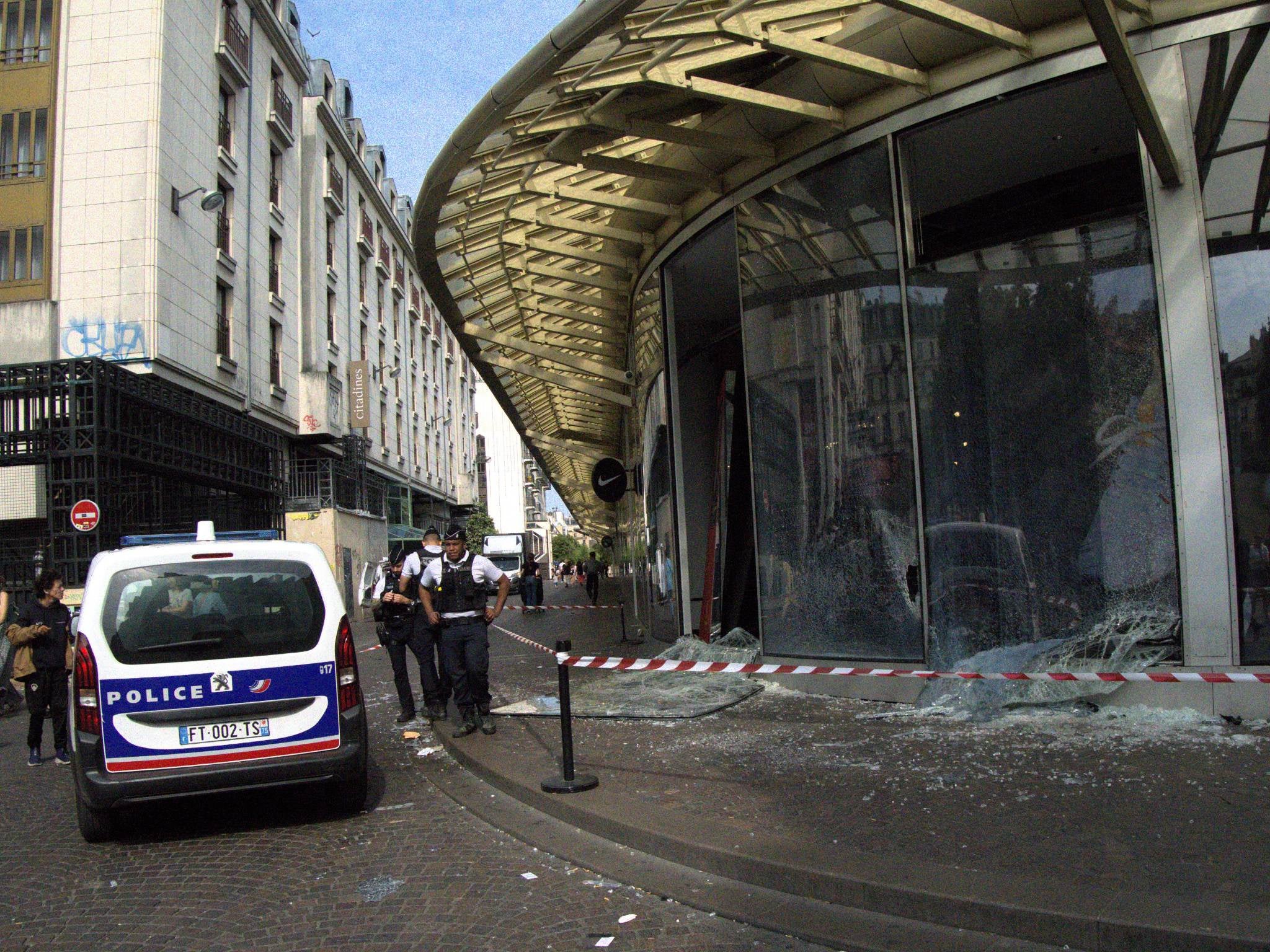 The Nike shop in Chatelet Les Halles