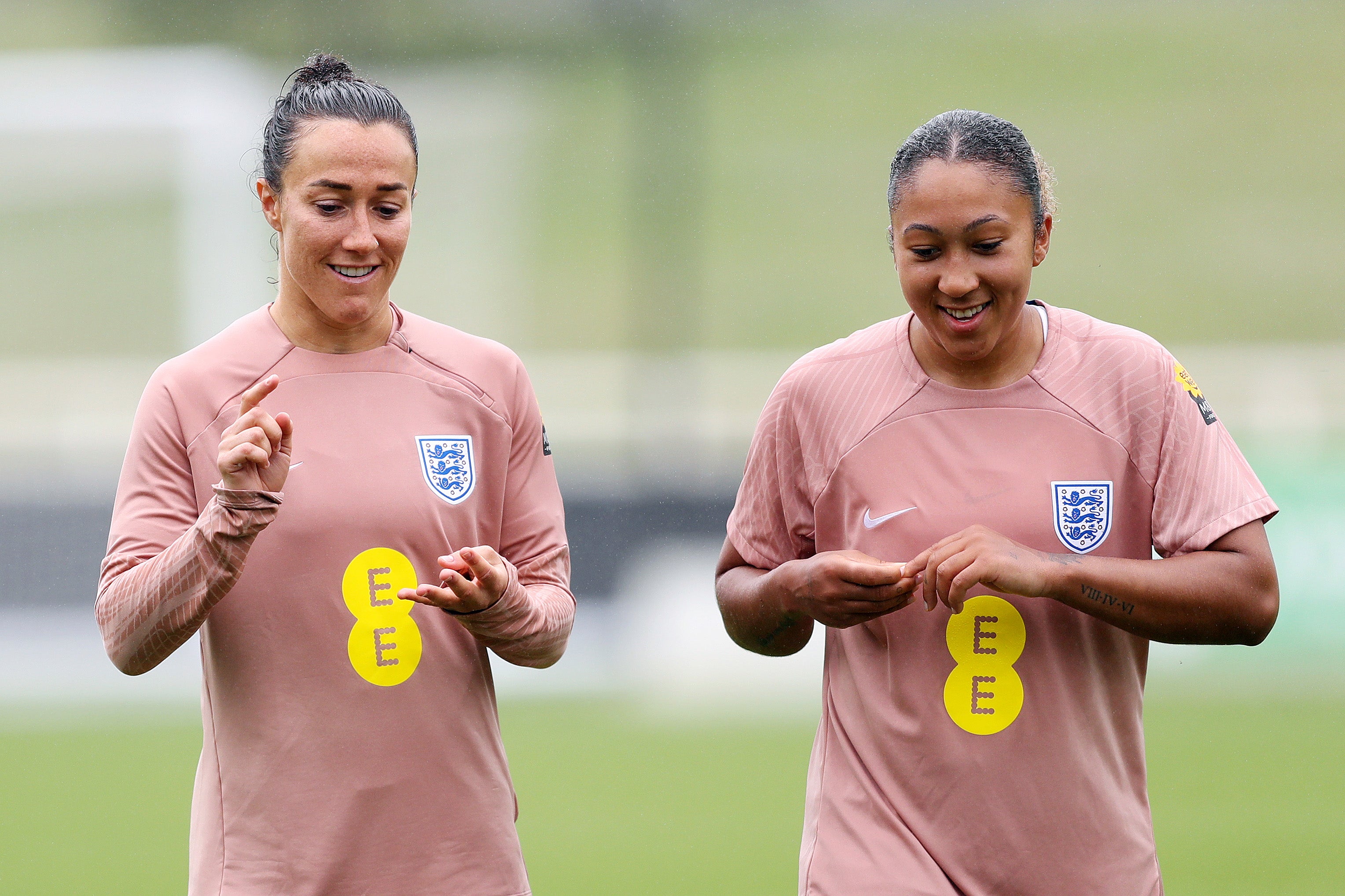 Lucy Bronze and Lauren James have struck up a partnership on the right wing