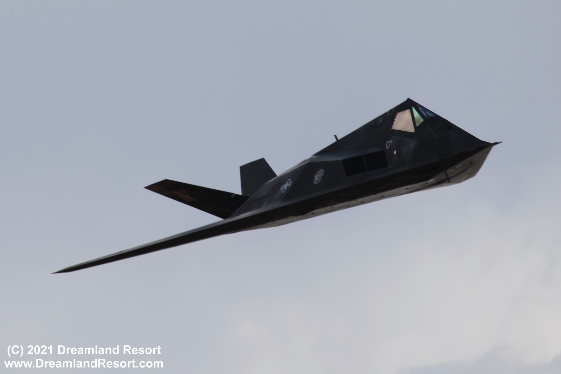 Arnu says he was buzzed by two F-117 stealth fighters while taking photos near Area 51 in 2021