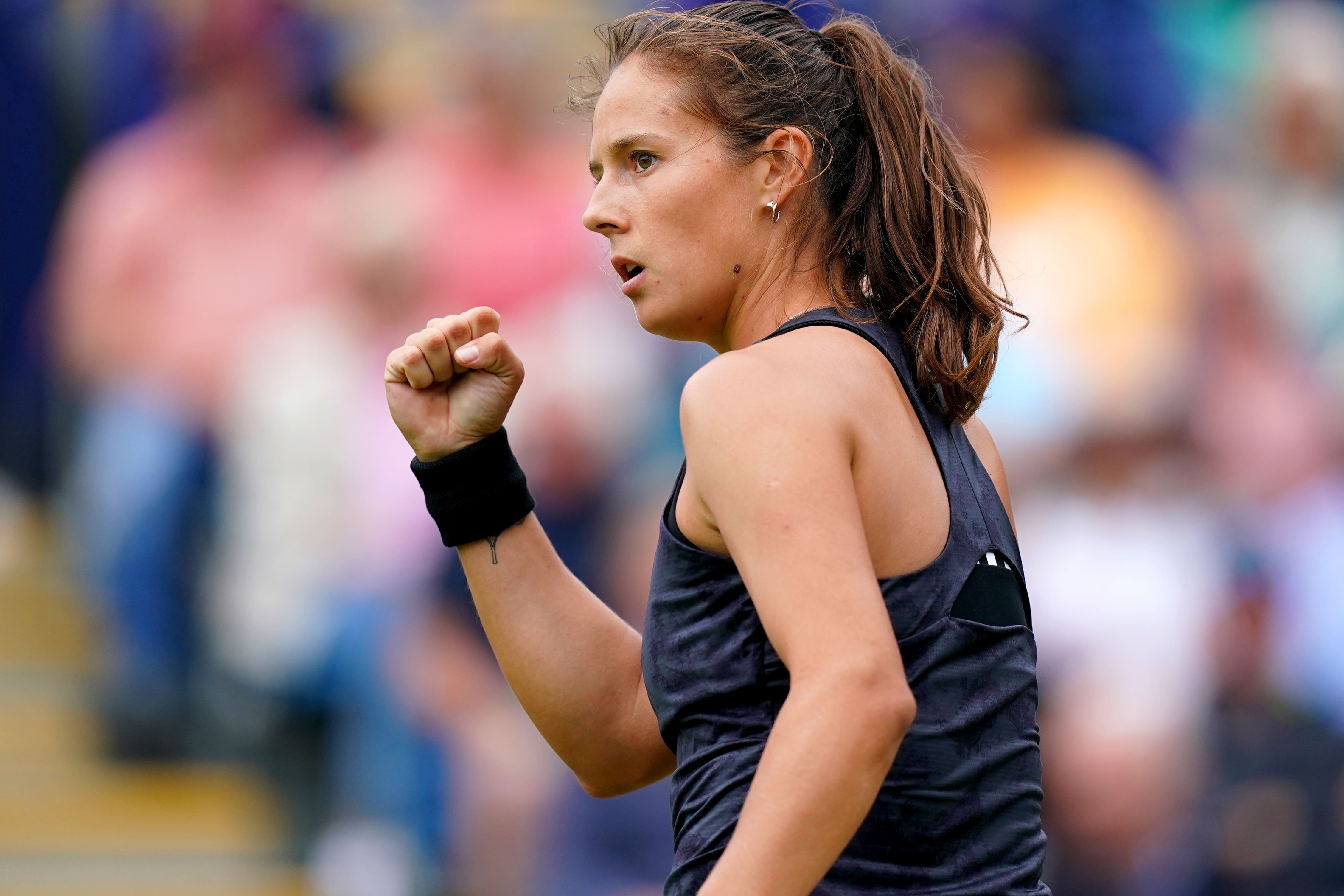 Daria Kasatkina, pictured, faces Madison Keys in the Eastbourne final (Gareth Fuller/PA)