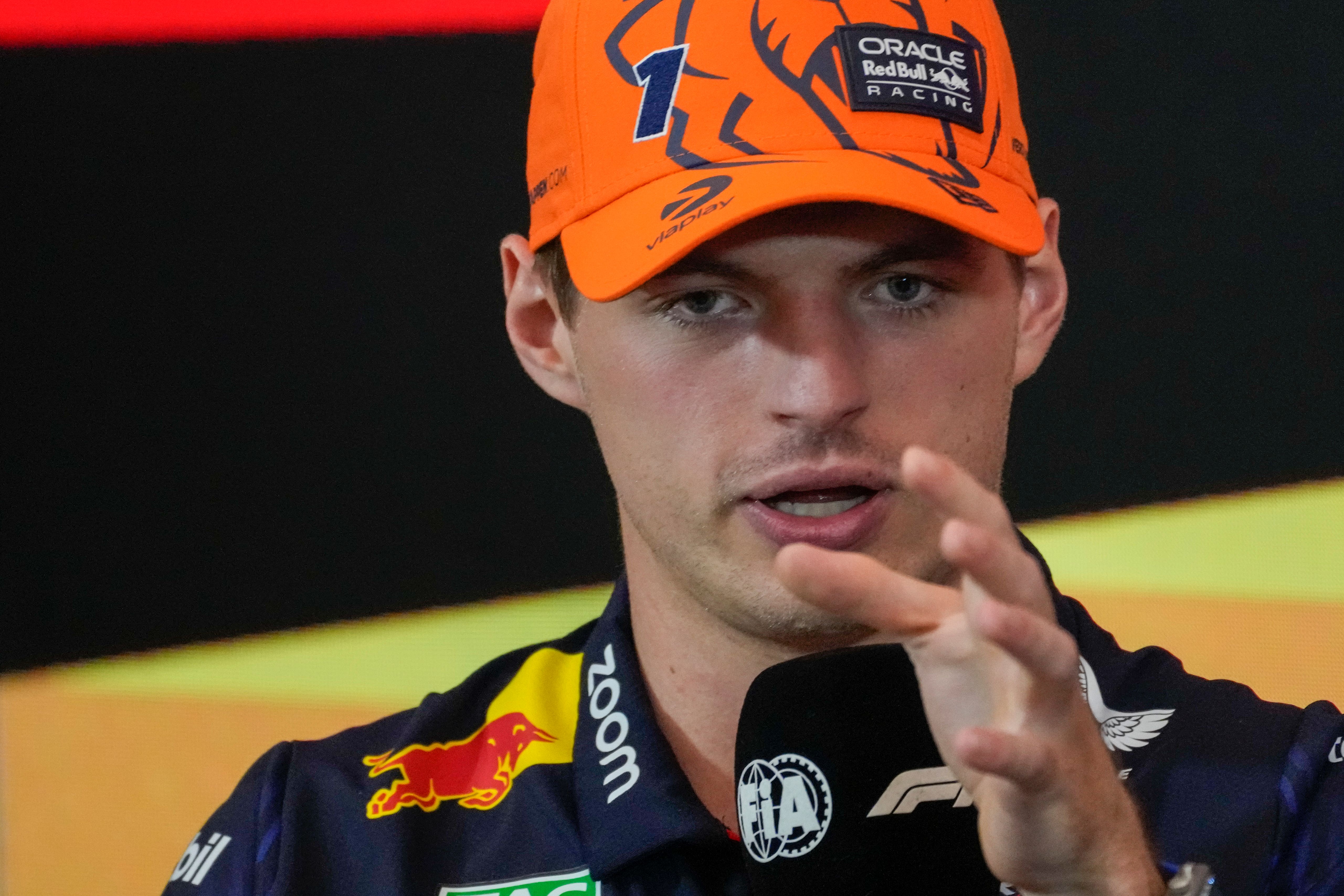 Max Verstappen claimed pole position (Darko Vojinovic/AP)