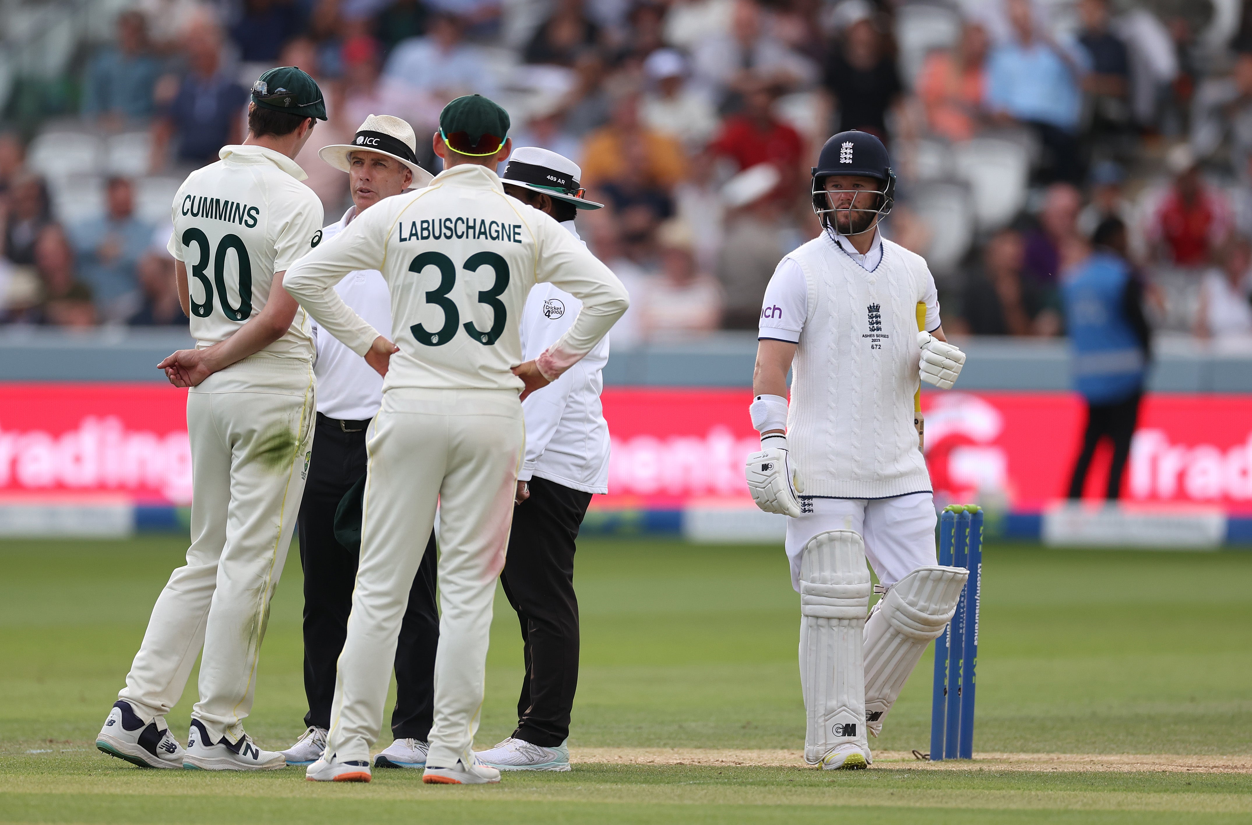 Duckett survived with a controversial call late in the day, after Mitchell Starc seemed to have caught him