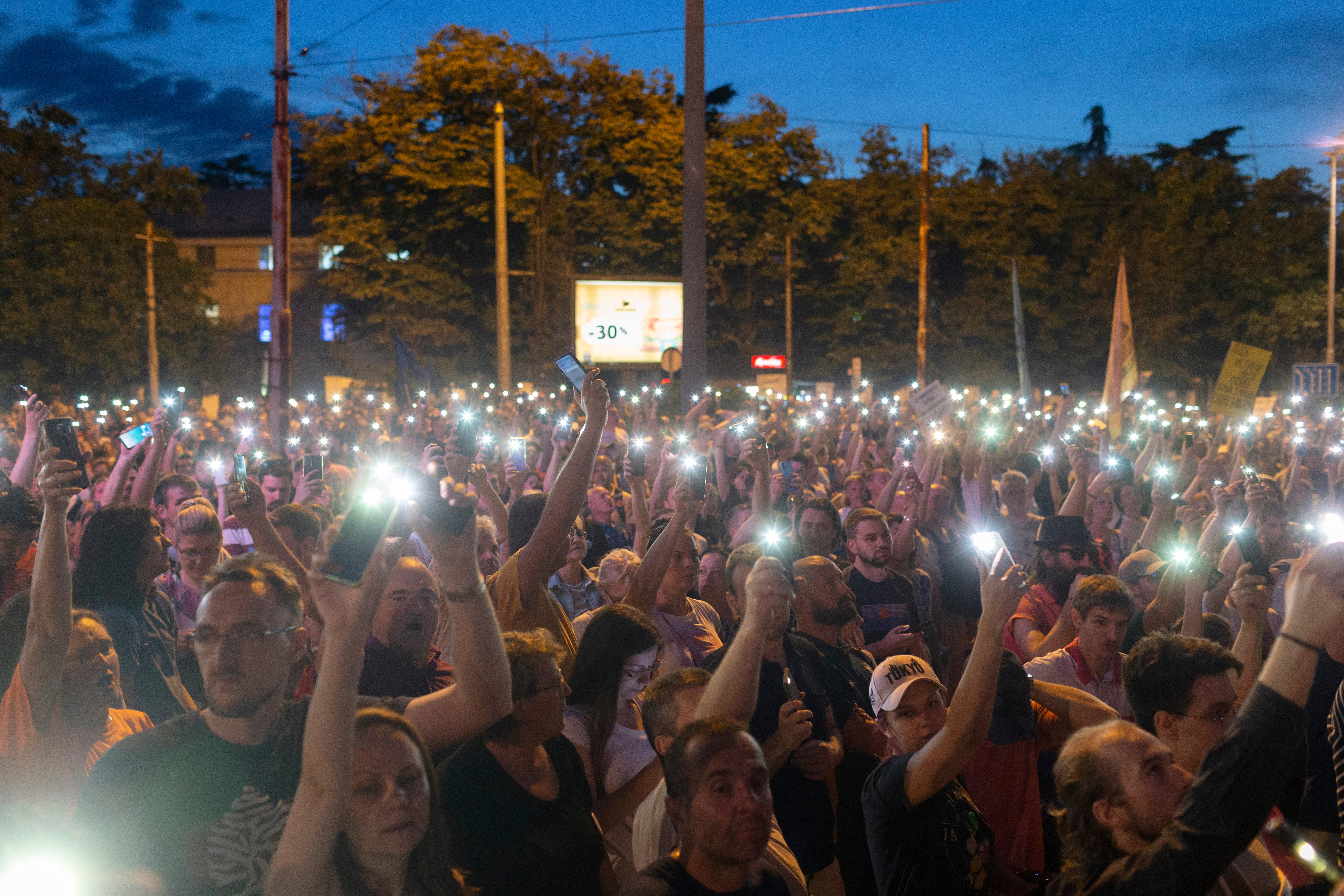 Serbia Protest