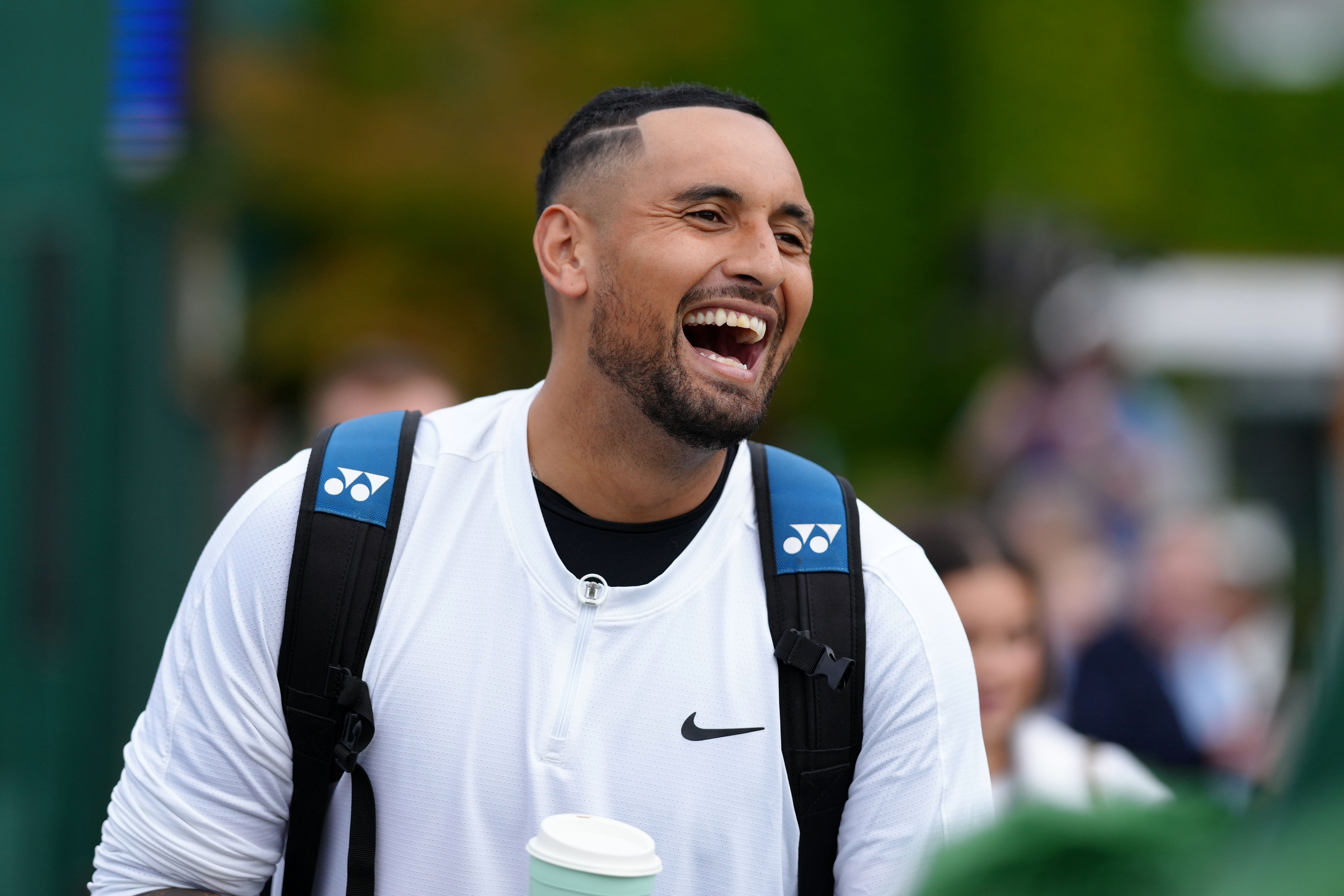 Kyrgios is hoping his knee holds up at Wimbledon