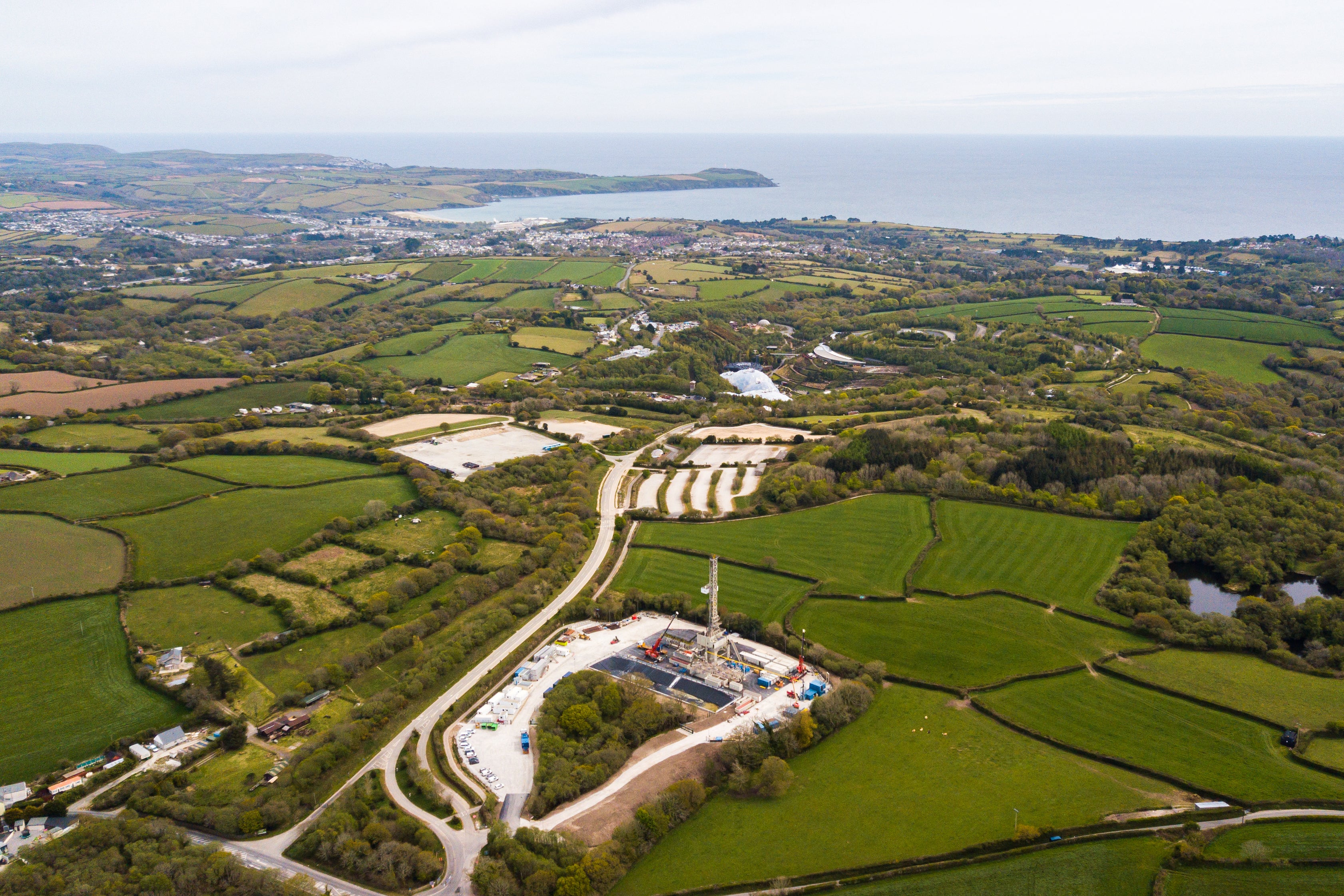 Eden Project’s geothermal drill