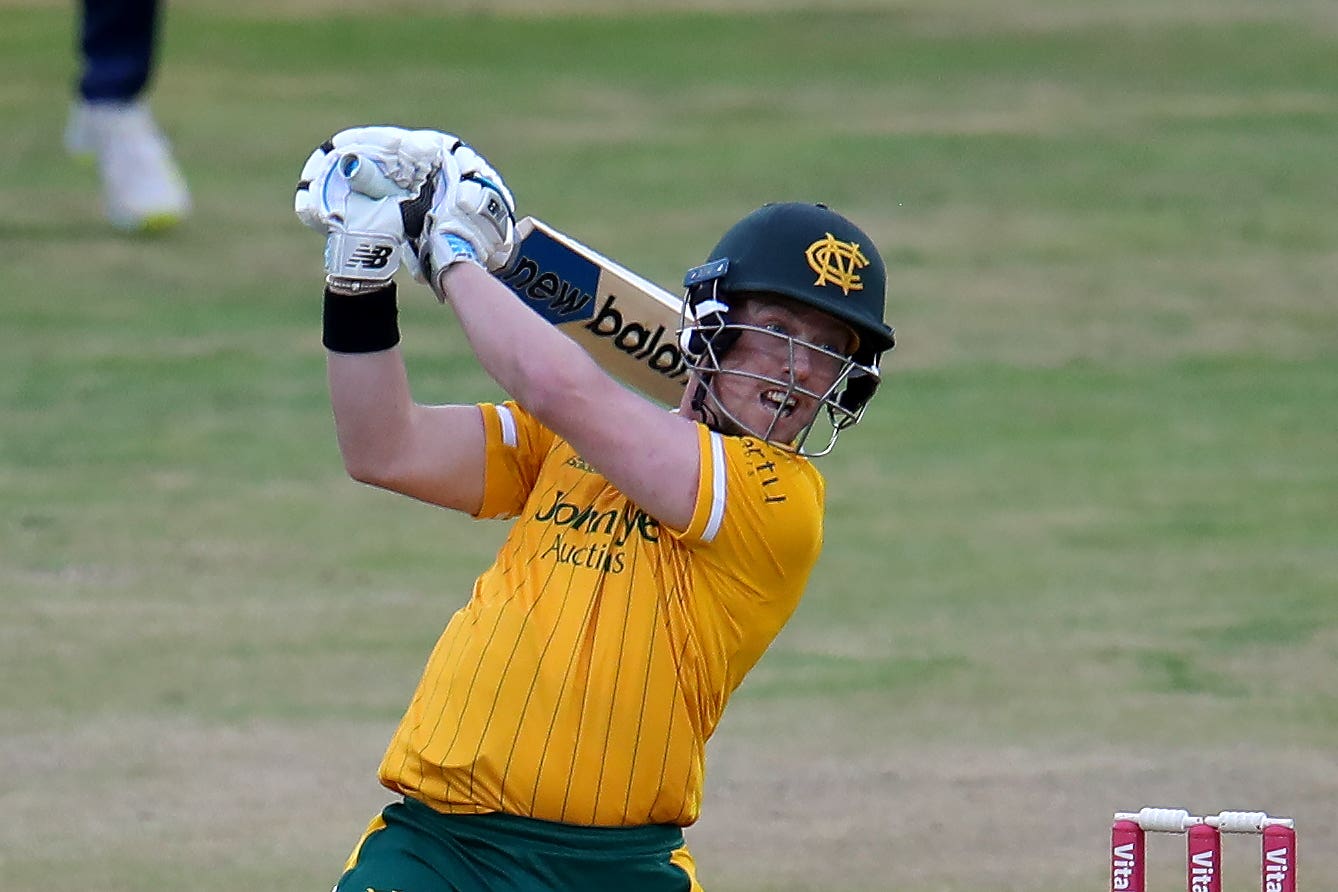 Tom Moores shone with the bat again (Simon Marper/PA)