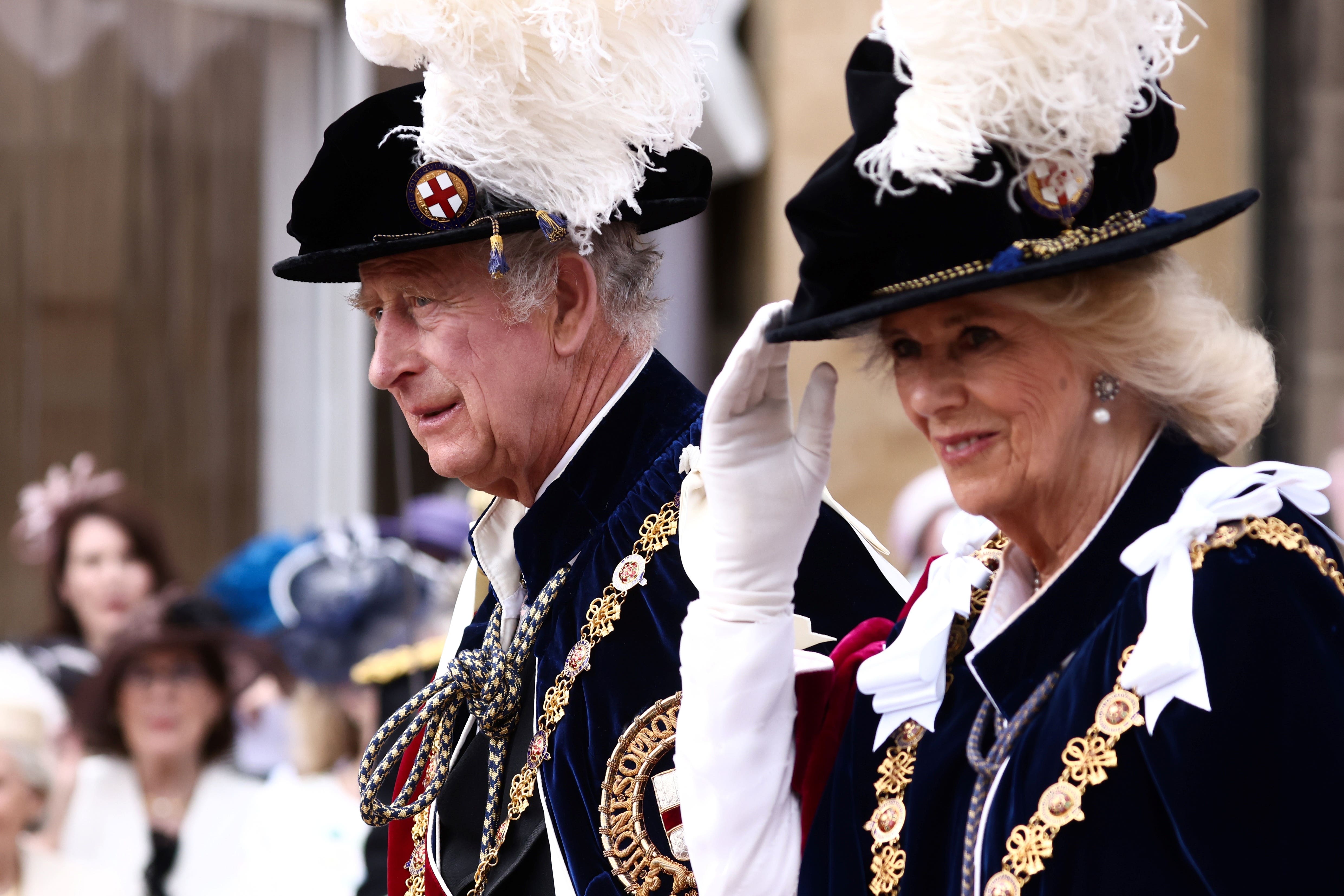 The King and Queen are attending events in Edinburgh (PA)