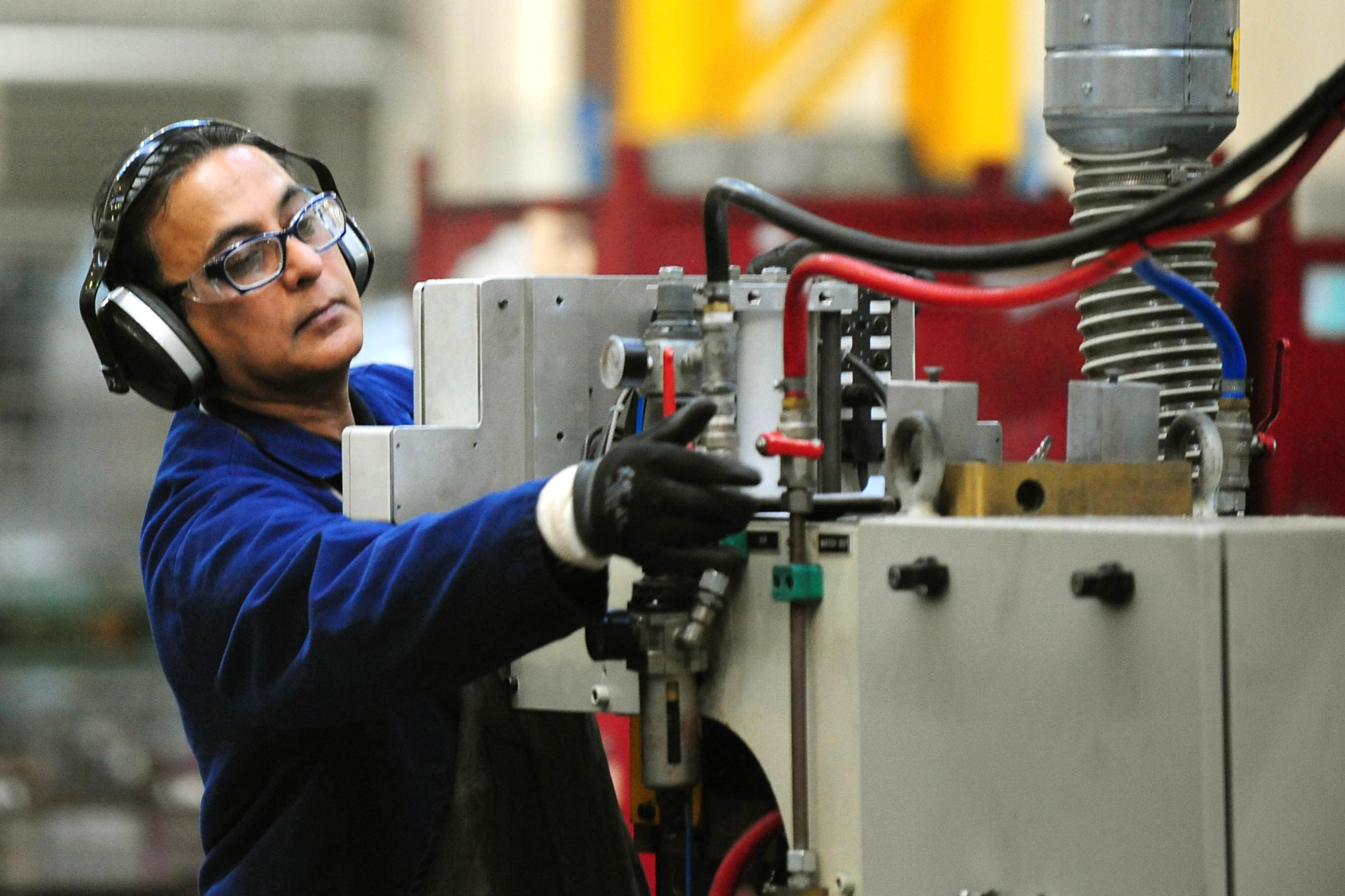 The UK’s manufacturing sector has shrunk to a six-month low as producers continue to battle lacklustre demand at home and overseas (Rui Vieira/PA)