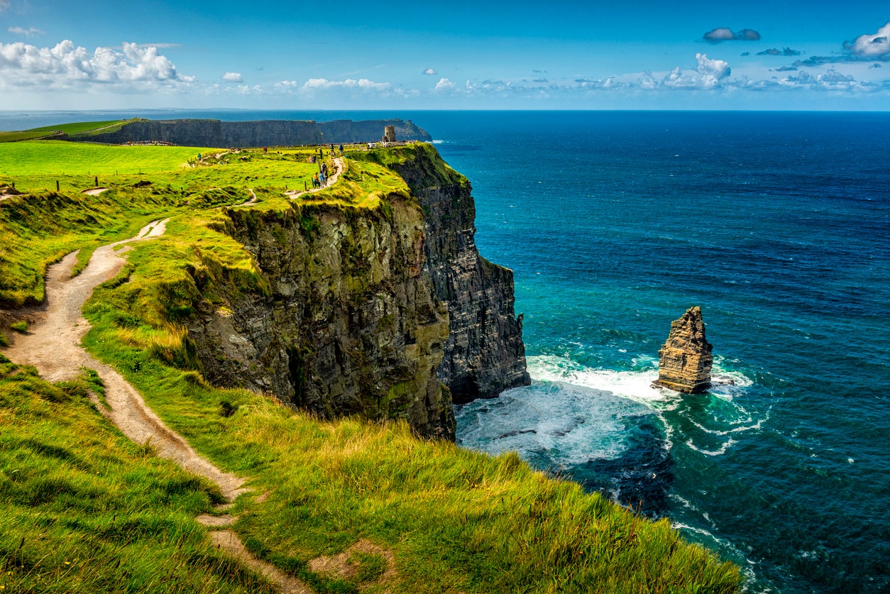 The Cliffs of Moher on the Burren Loop