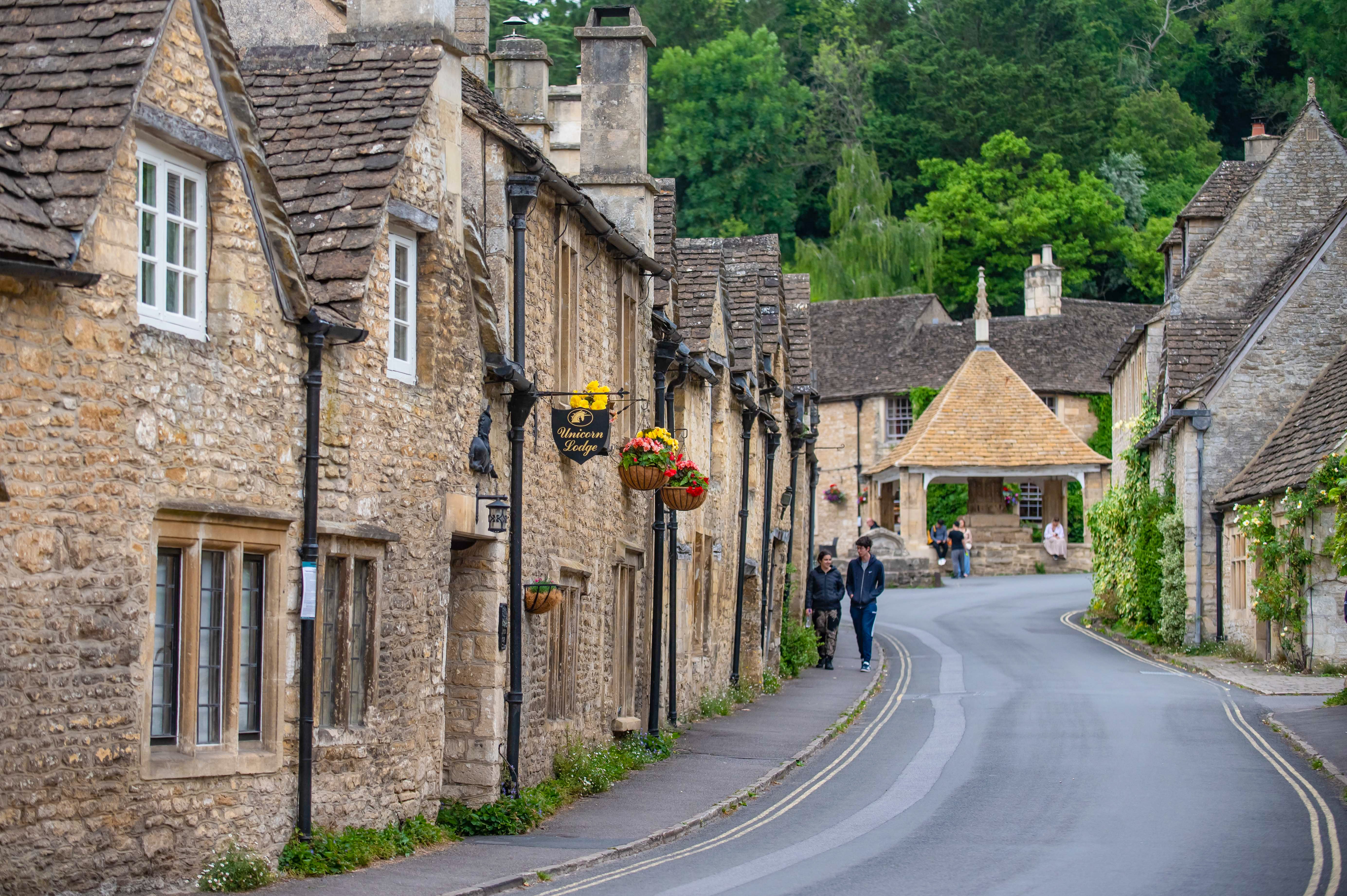 Views around Castle Combe in Wiltshire