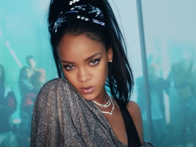 Rihanna in the This is What You Came For video