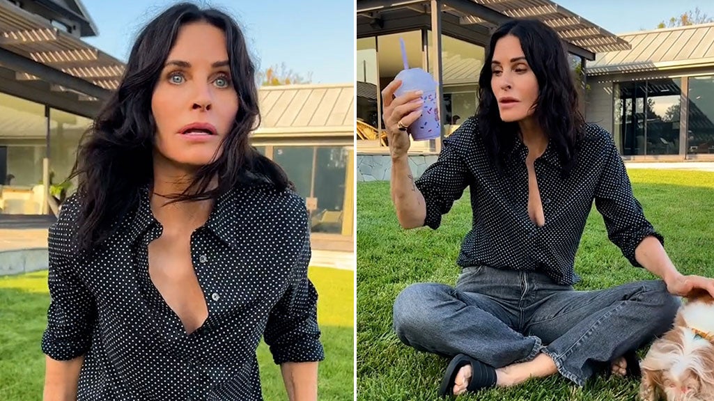 Courteney Cox shares hilarious video of McDonald’s Grimace shake ‘effect’