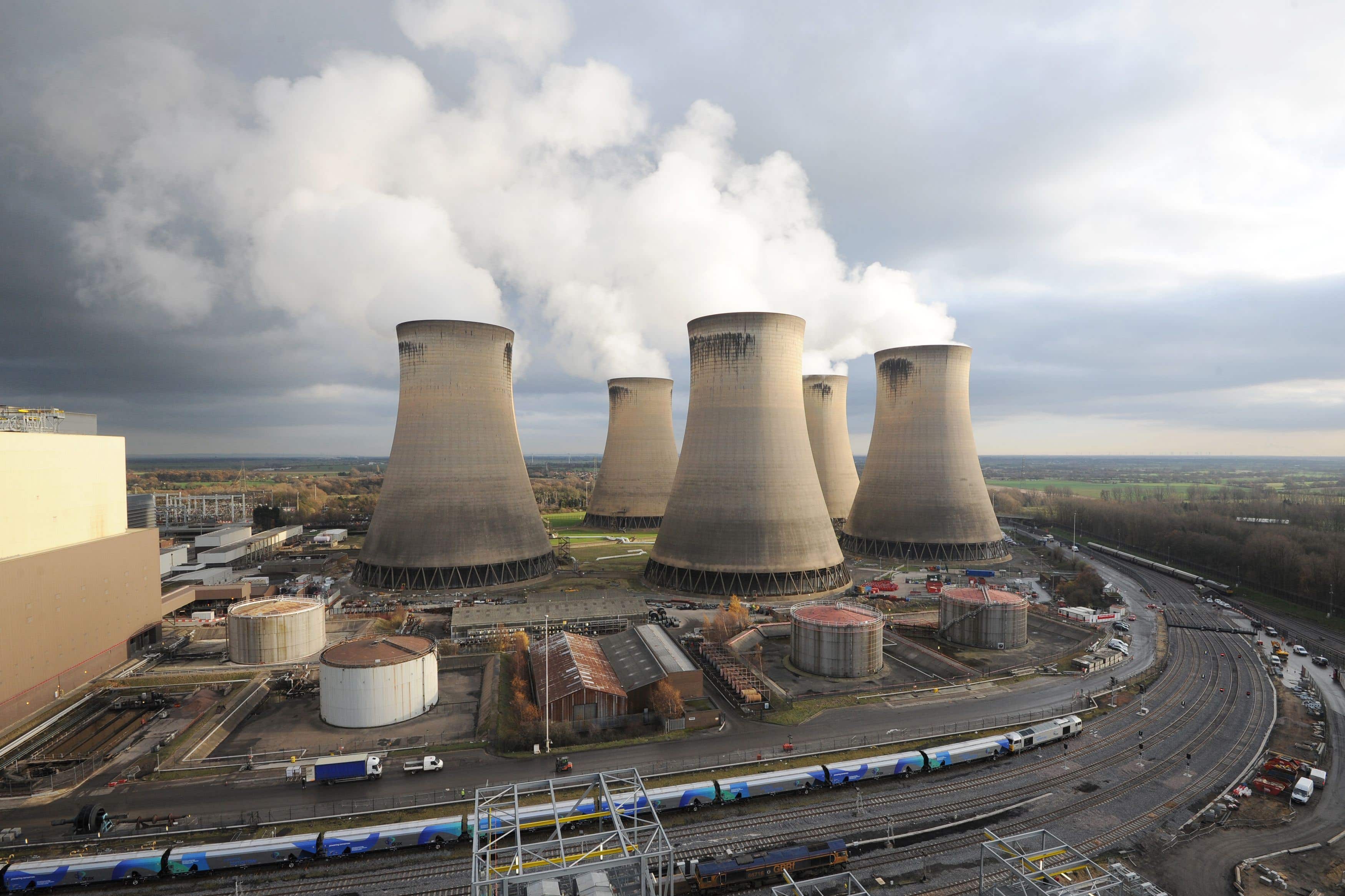 Members of the House of Lords questioned the sustainability of Drax power station’s use of wood pellets (Anna Gowthorpe/PA)