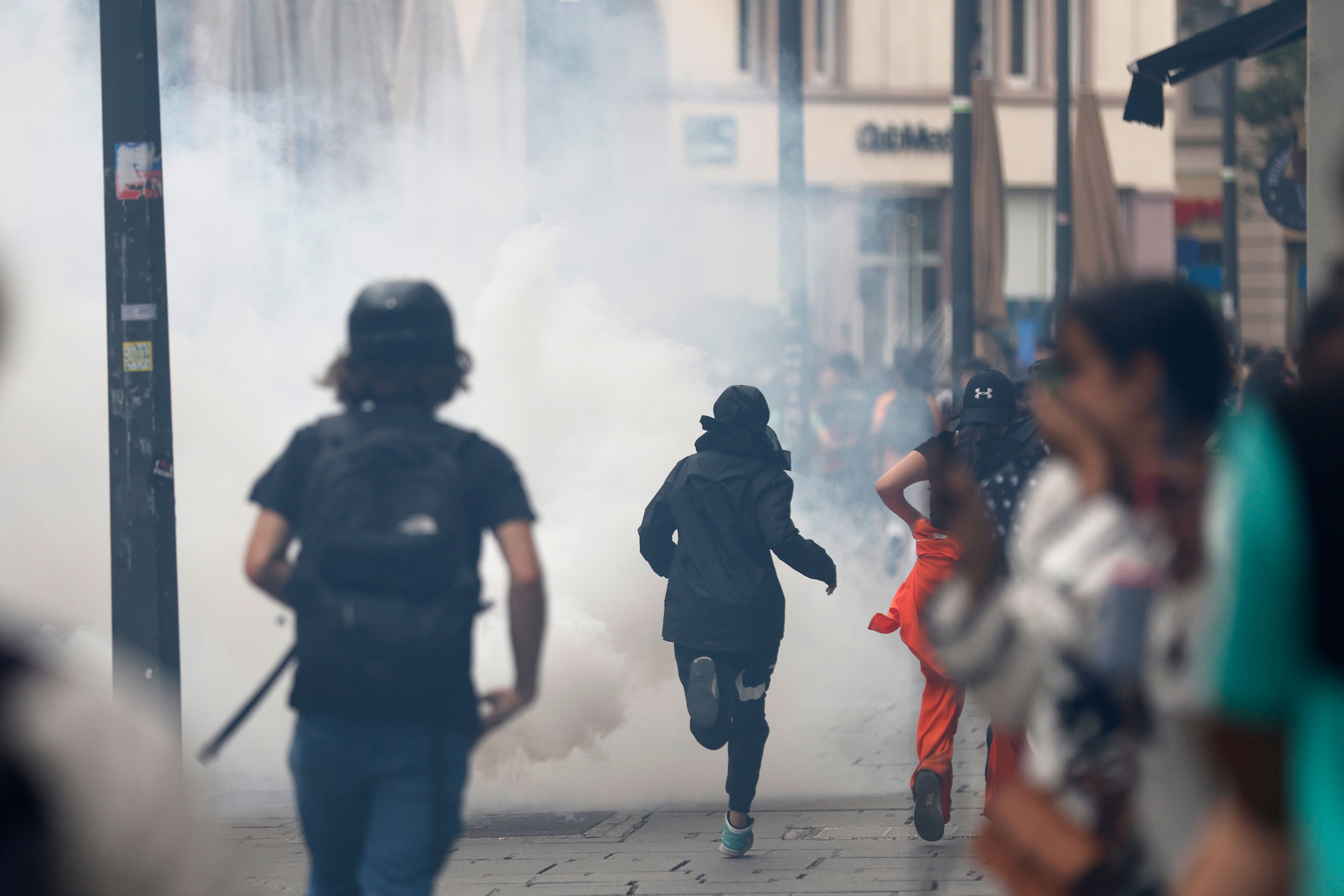 Riots have affected several areas of France, including the Paris suburb of Nanterre (Jean-Francois Badias/AP)