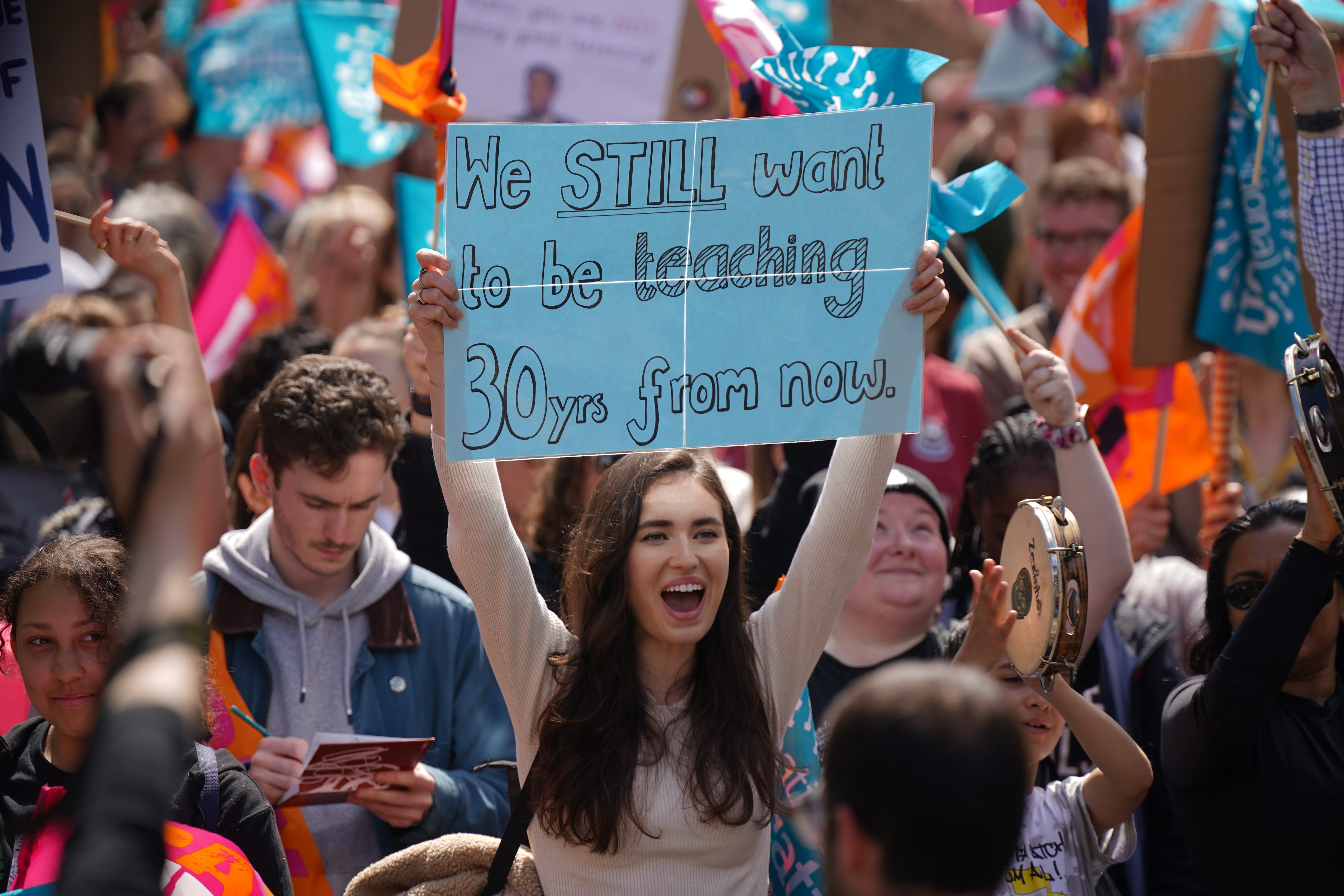 Education union leaders have called on the Government to urgently publish the School Teachers’ Review Body’s (STRB) pay recommendations (PA)