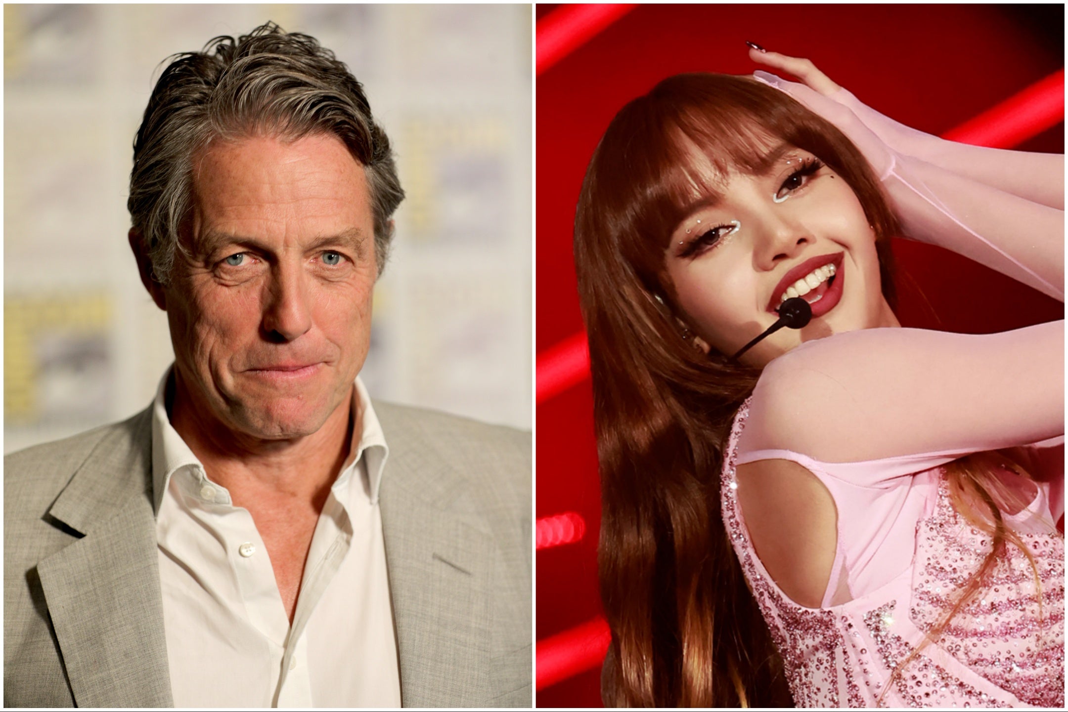 ‘Oh he has taste’: Blackpink fans can’t get over Hugh Grant going to K-pop stars’ show