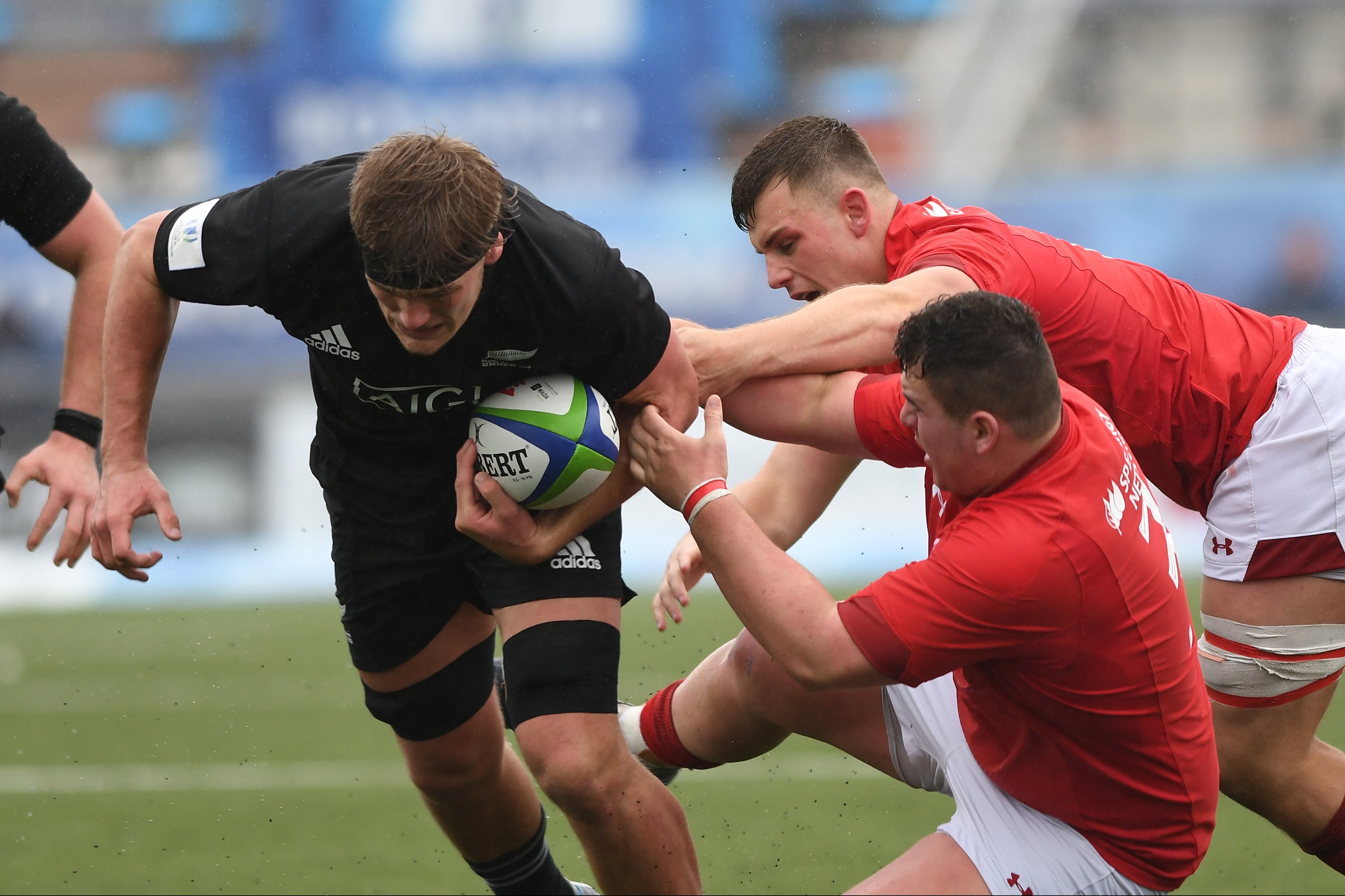 Taine Plumtree played against Wales for New Zealand in the World Rugby U20 Championship in 2019