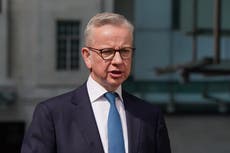 Michael Gove gives £1.9bn of housing cash back to Treasury as ‘nothing to spend it on’