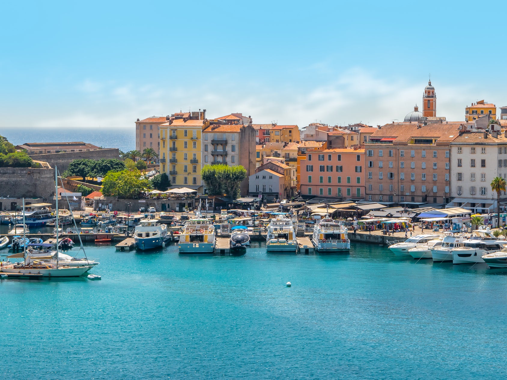 Corsica’s capital is home to a colourful waterfront