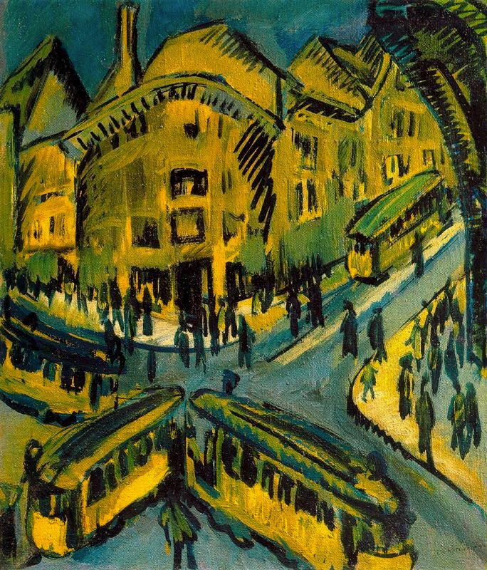 ‘Nollendorfplatz’ (1912), by Ernst Ludwig Kirchner, a German Expressionist painter