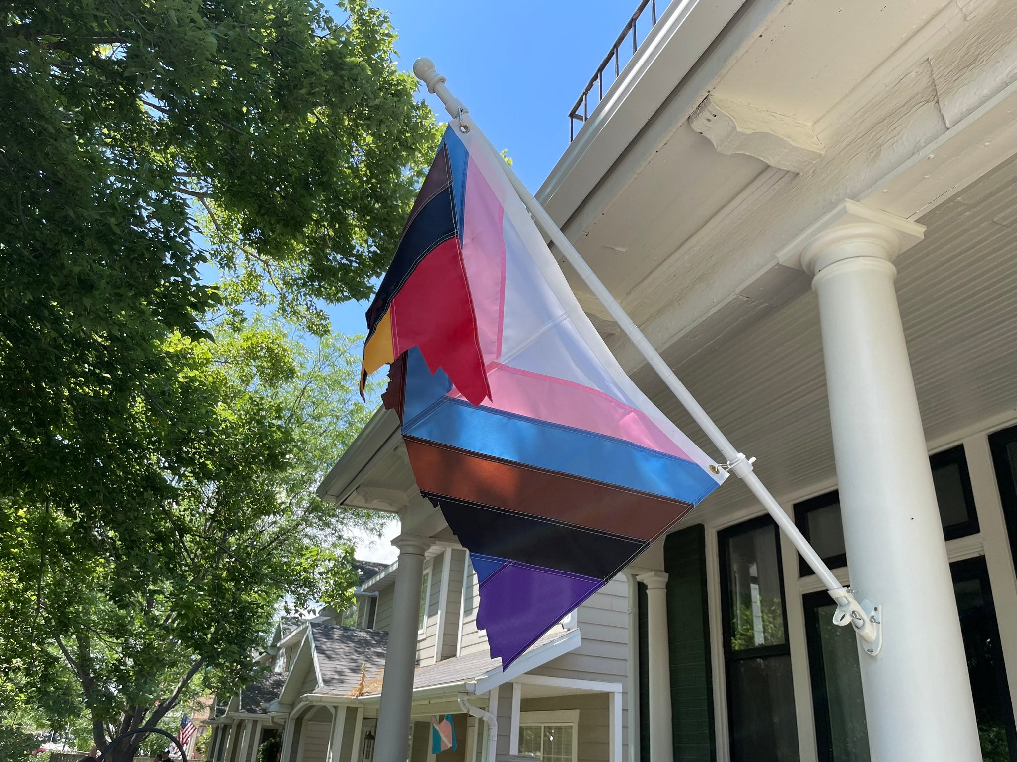 Police are appealing for information after a Pride flag was torn down by vandals in Salt Lake City