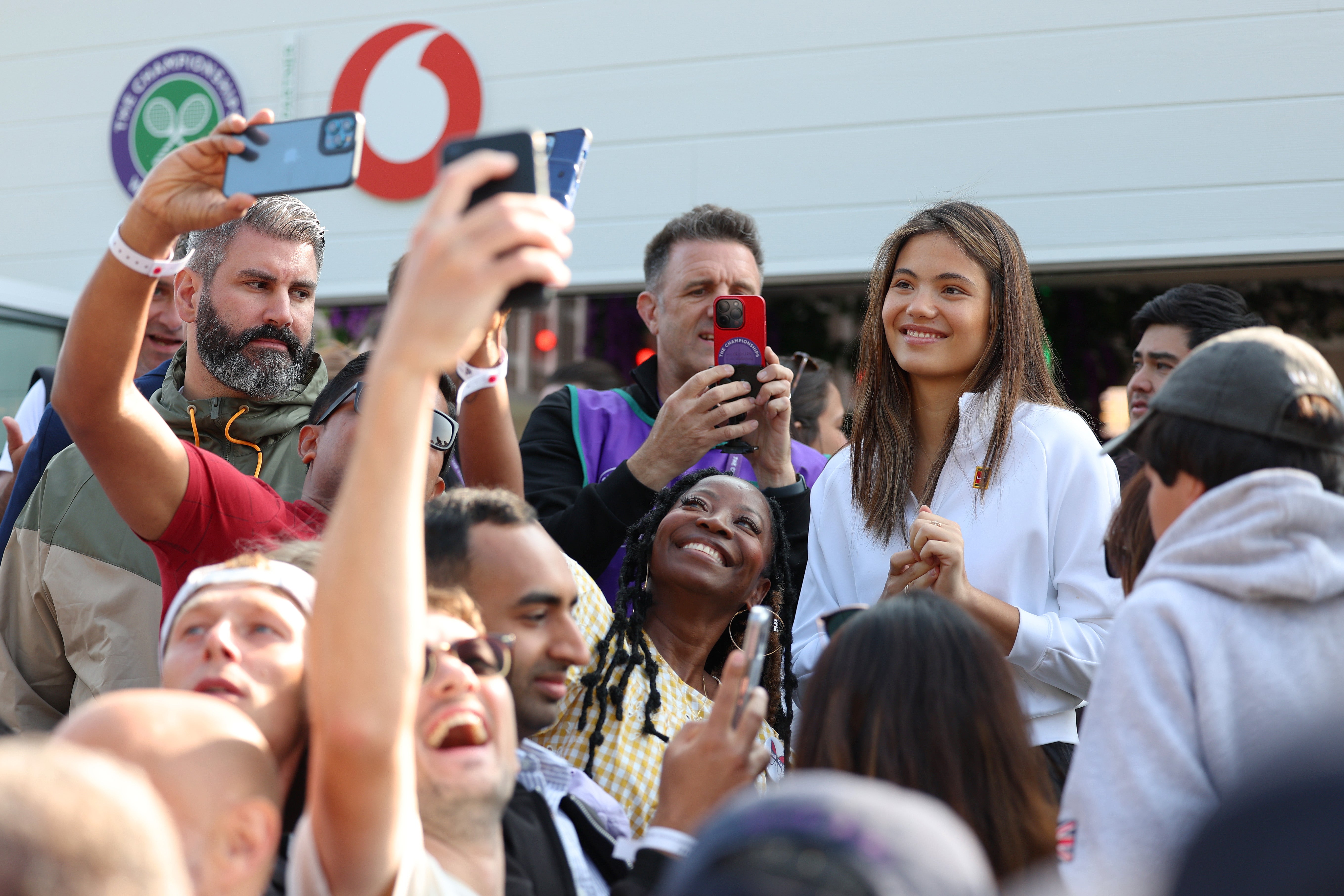 Emma Raducanu makes it worth the wait for queueing fans at Wimbledon