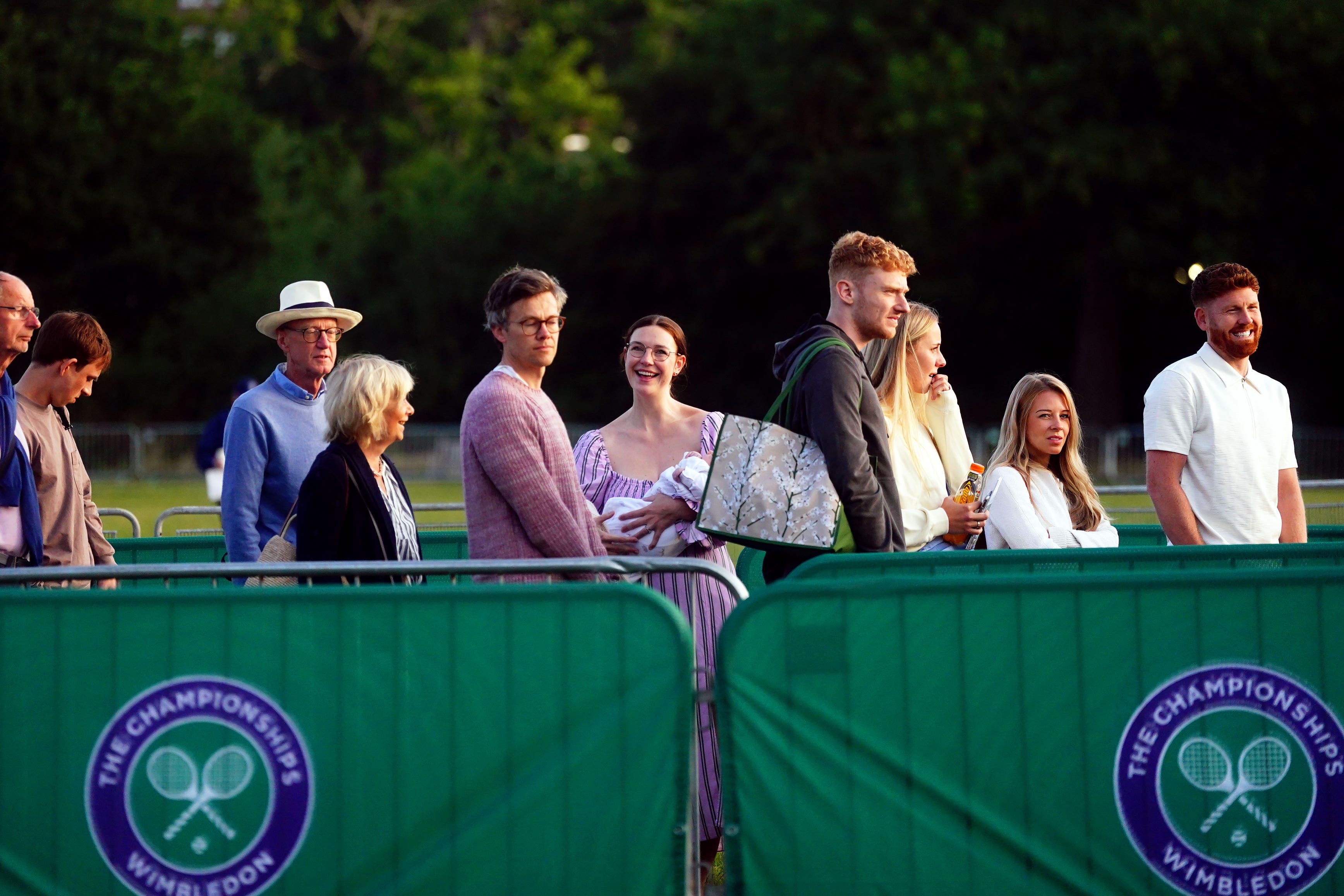 Tennis fans will be hoping for better weather (Victoria Jones/PA)