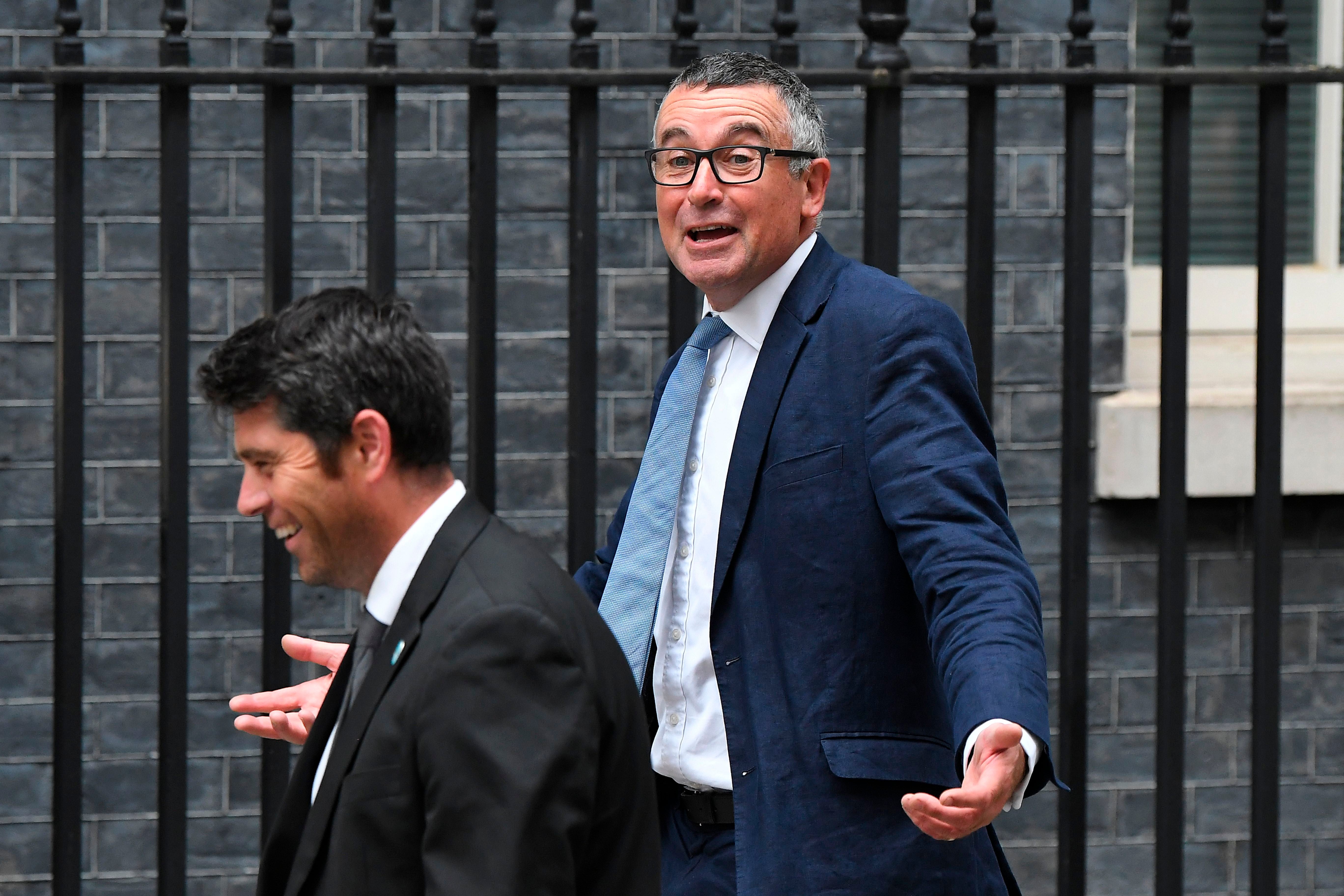 File: Conservative MP Bernard Jenkin arrives in Downing Street in central London on 2 September 2019