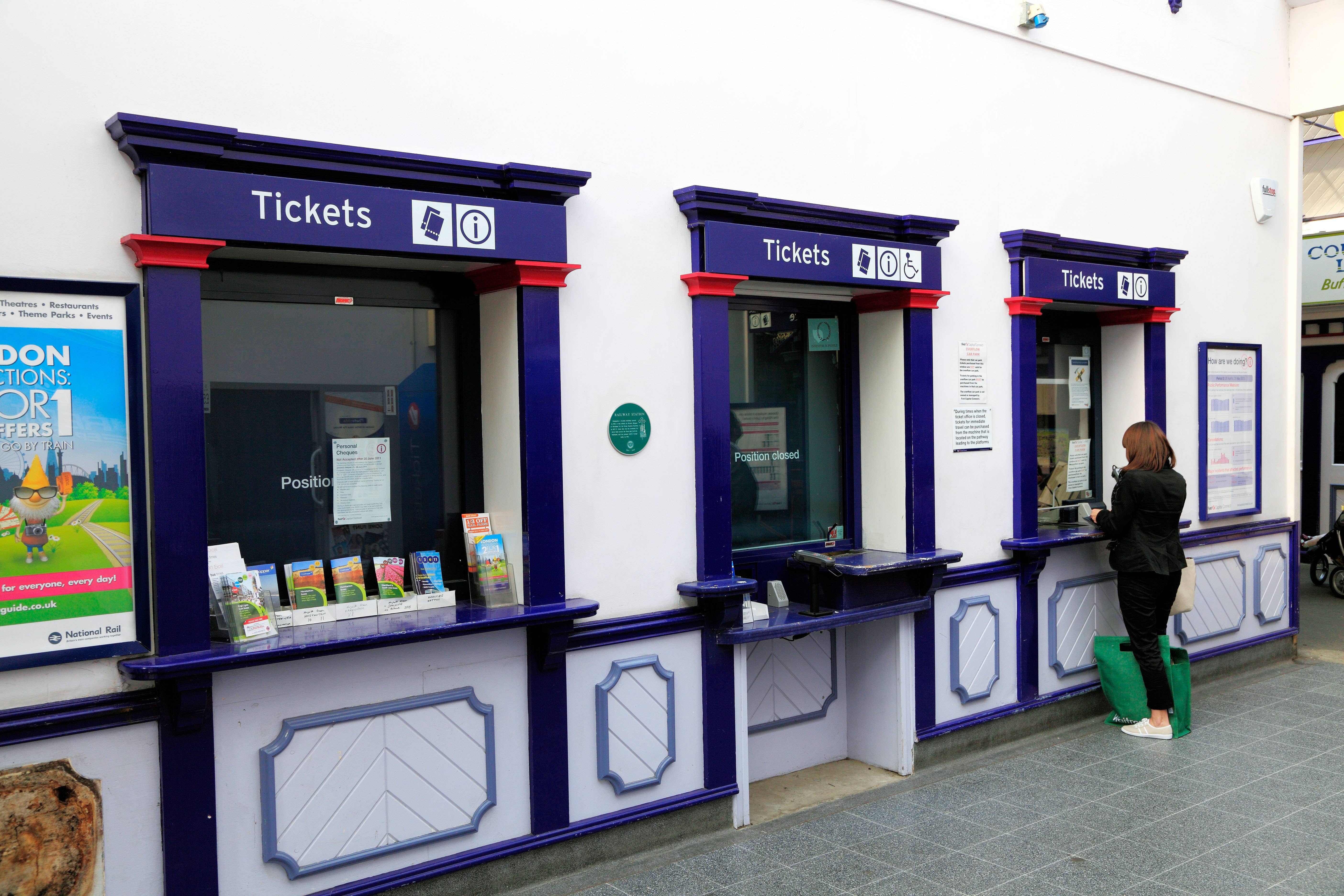 Plans for a mass closure of railway station ticket offices are expected to be announced (Alamy/PA)