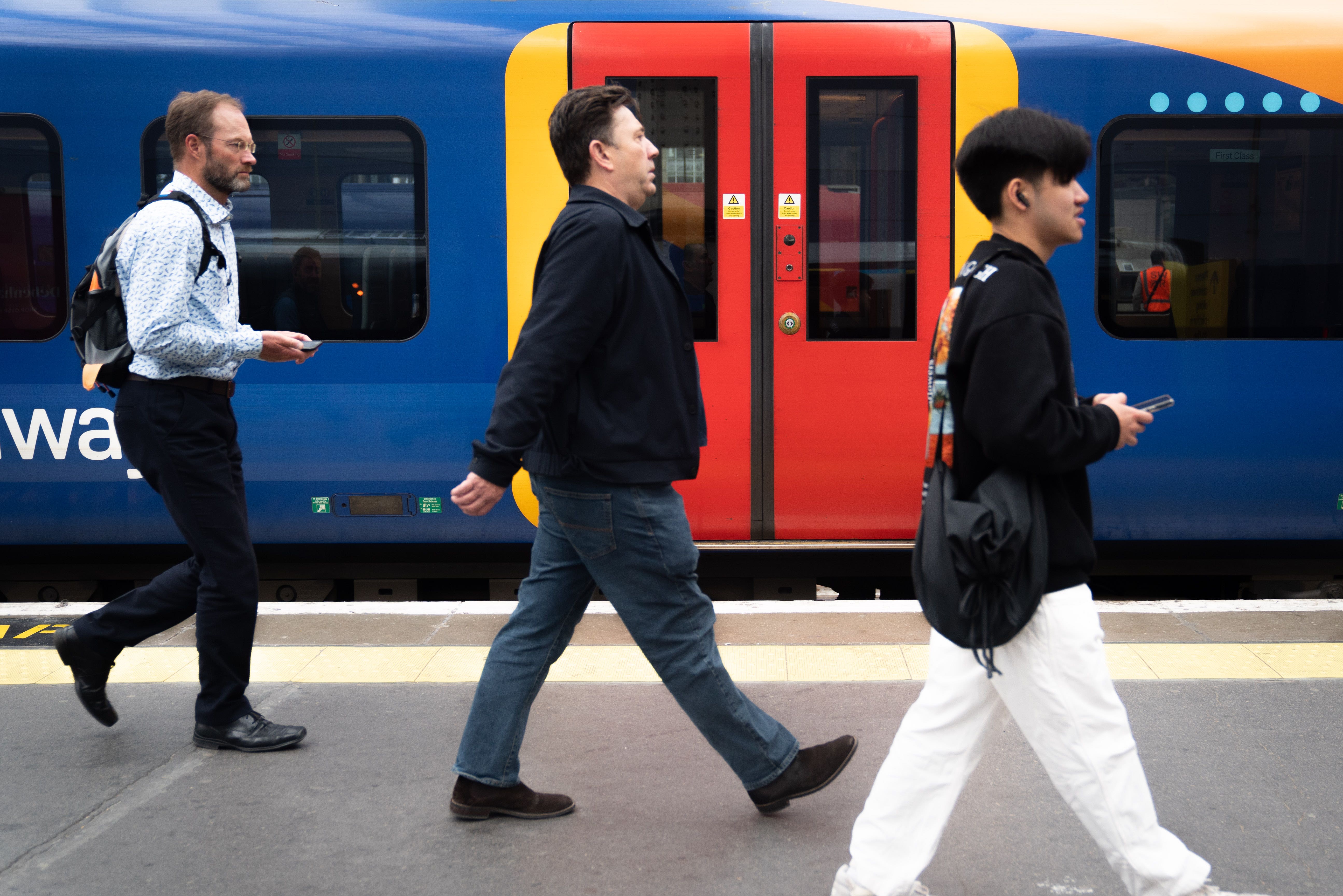 Higher borrowing costs and worries about cost of living pressures has begun to take its toll on the UK services sector (James Manning/PA)