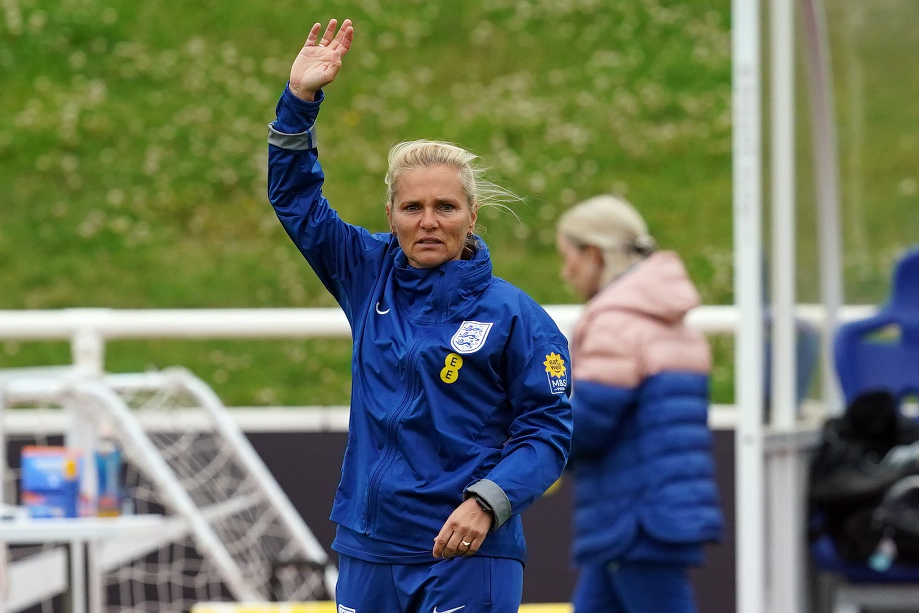 Sarina Wiegman’s England are departing the country for the World Cup on Wednesday (Martin Rickett/PA)