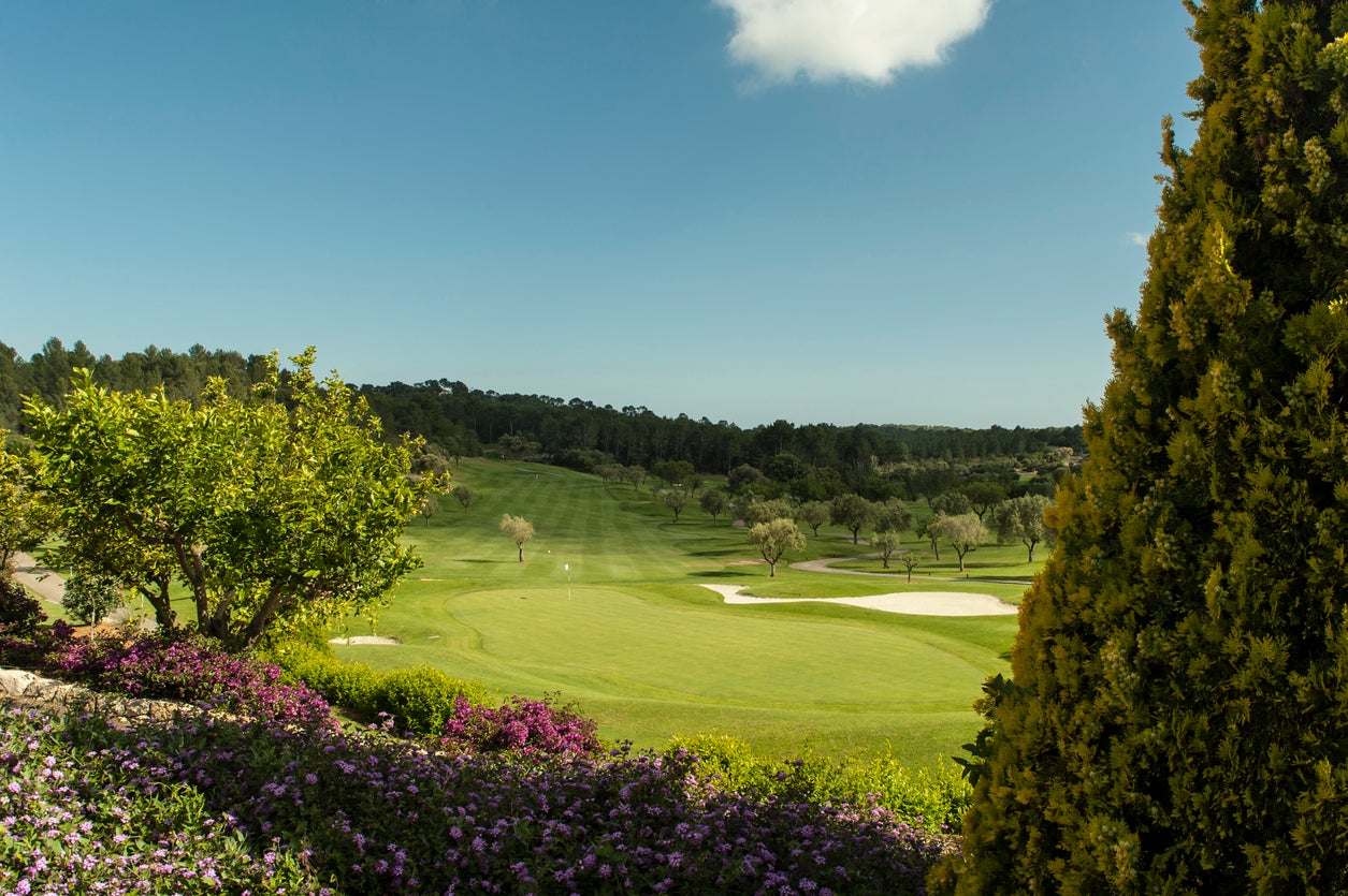 One of the holes at Son Muntaner