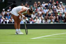 Jodie Burrage vows to learn from ‘brutal’ Centre Court debut