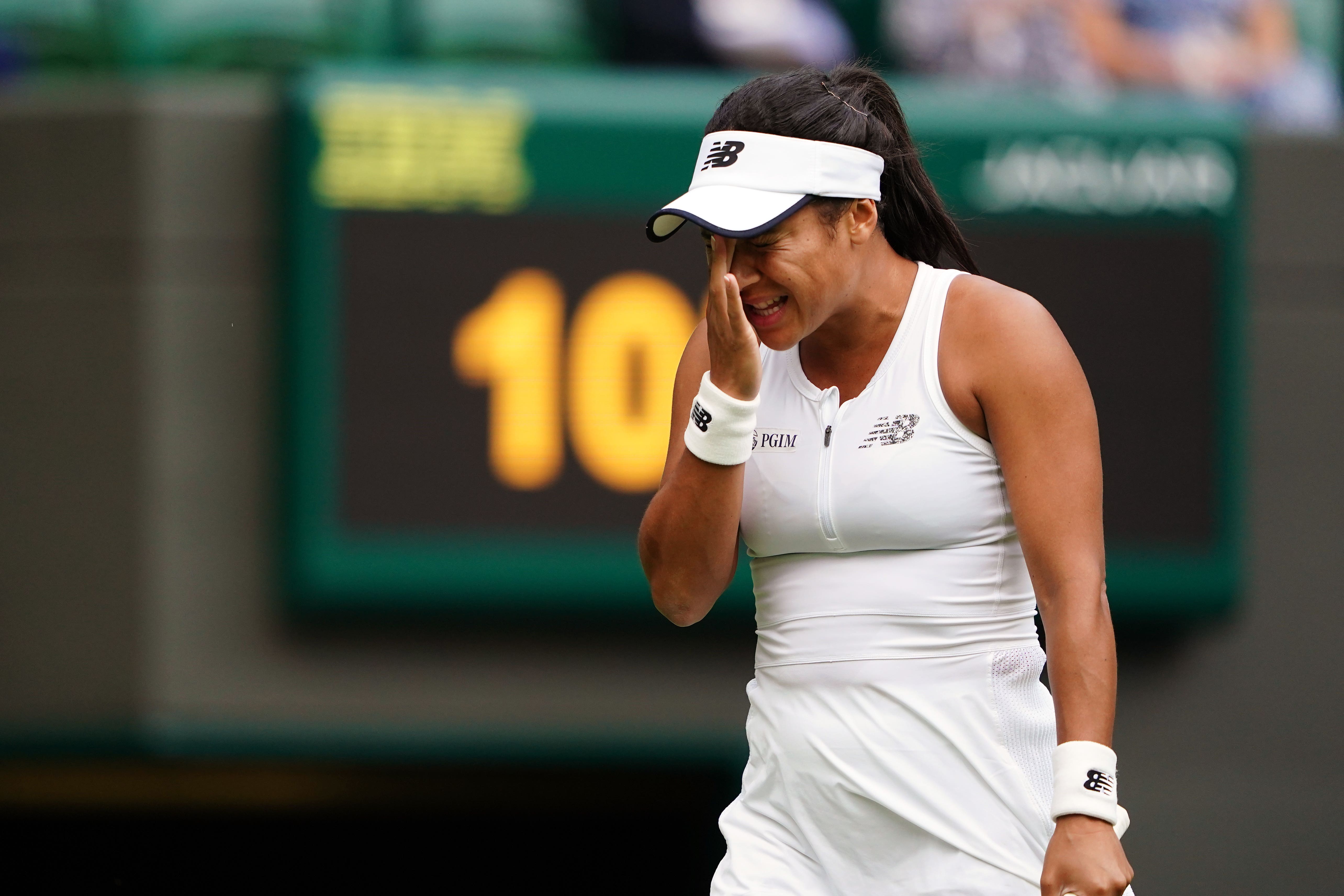 Heather Watson suffered an early exit from Wimbledon (Zac Goodwin/PA)