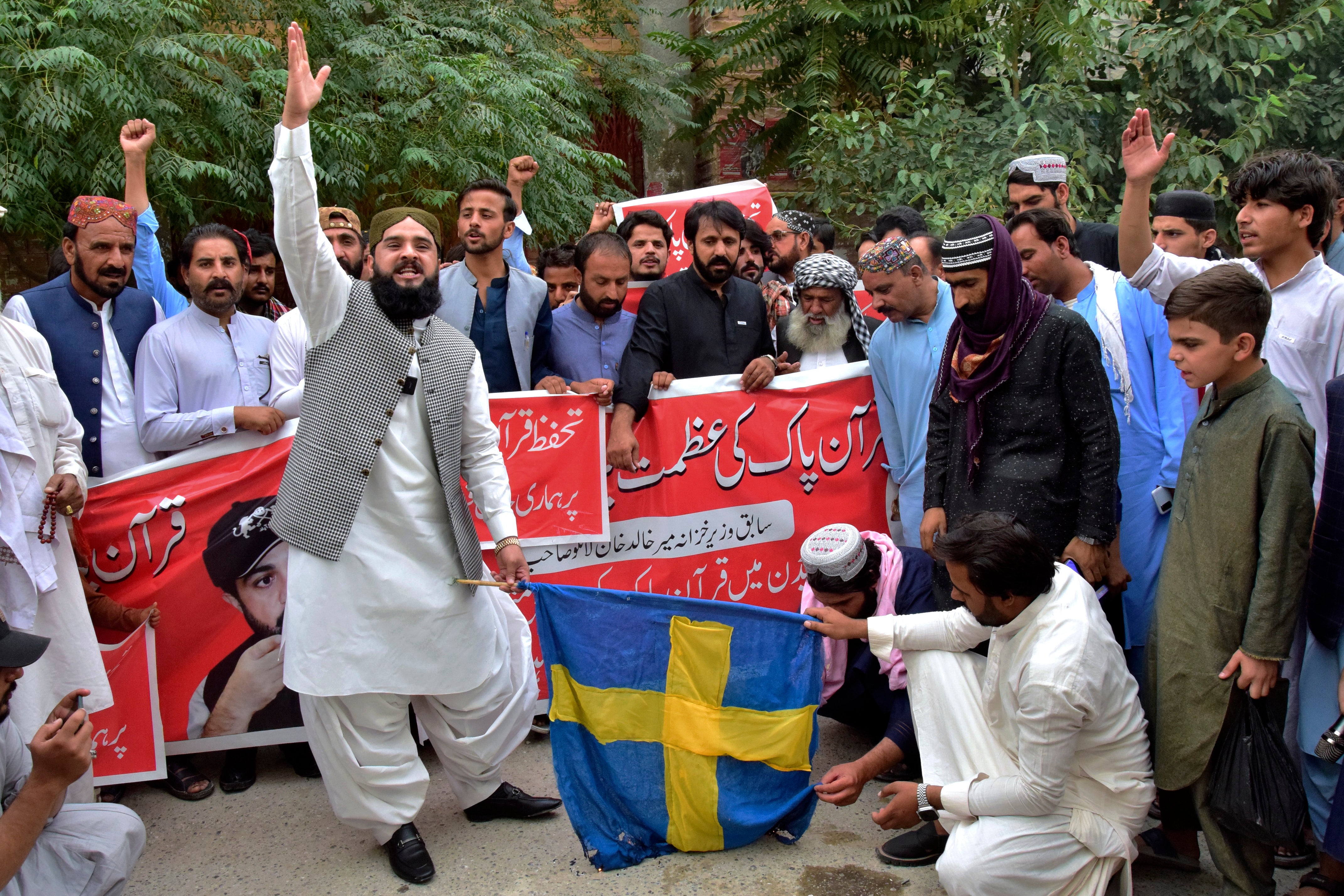 Pakistan Sweden Quran Protest