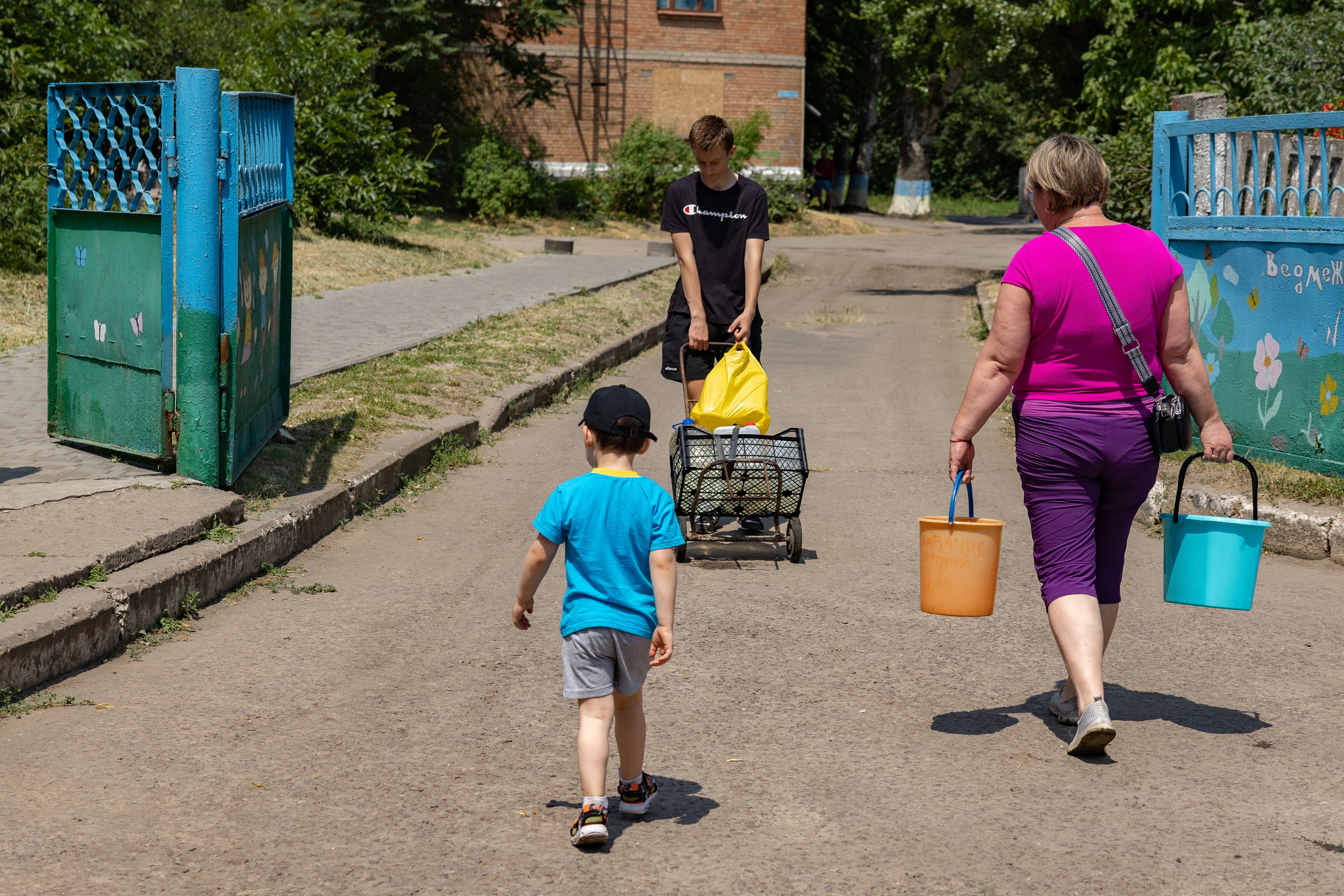 50,000 people still live in Nikopol and will likely be evacuated if the nuclear power plant blows up