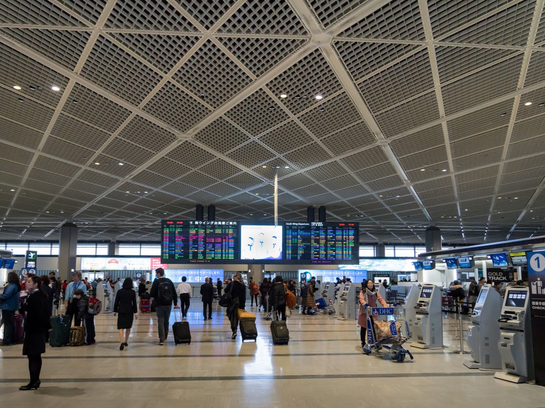 Clothing could be waiting for you on arrival in Japan