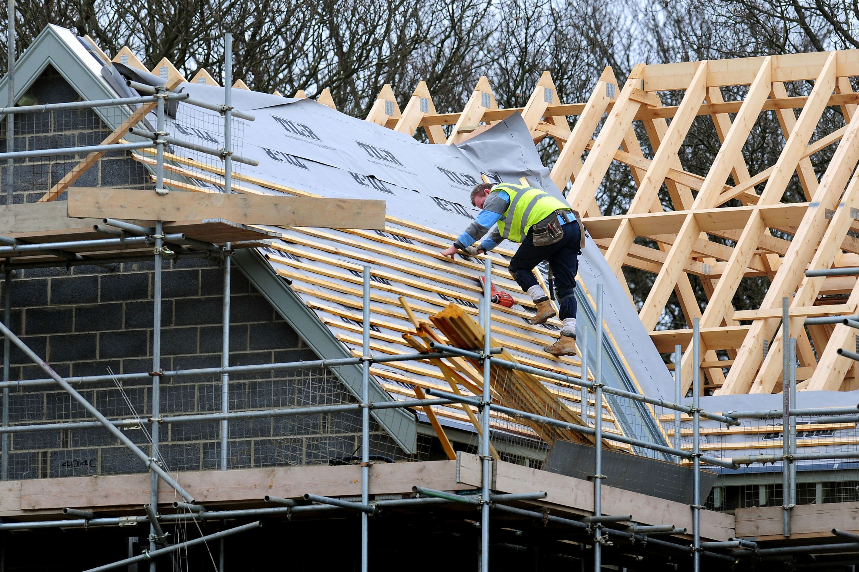 The government has a target to be building 300,000 homes a year by the mid-2020s