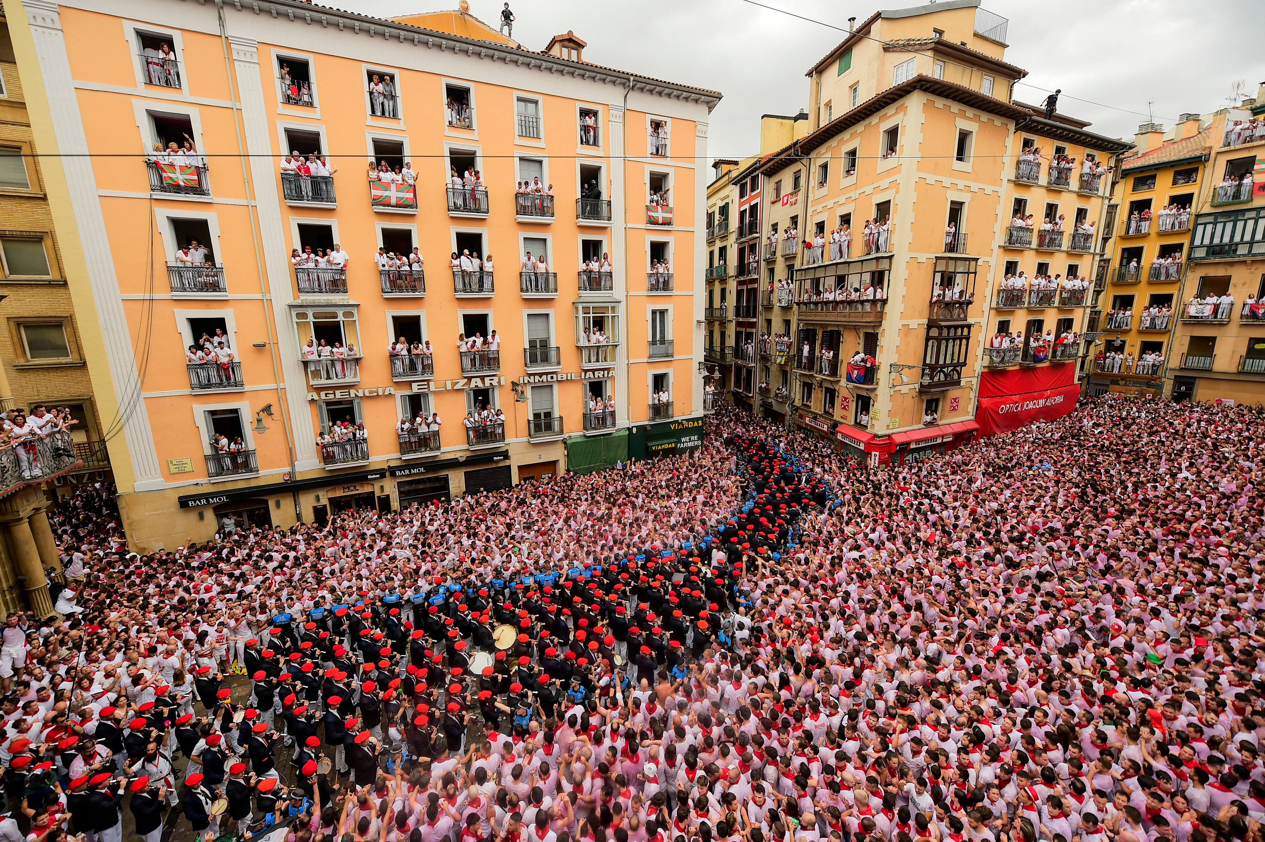 APTOPIX Spain Running of the Bulls